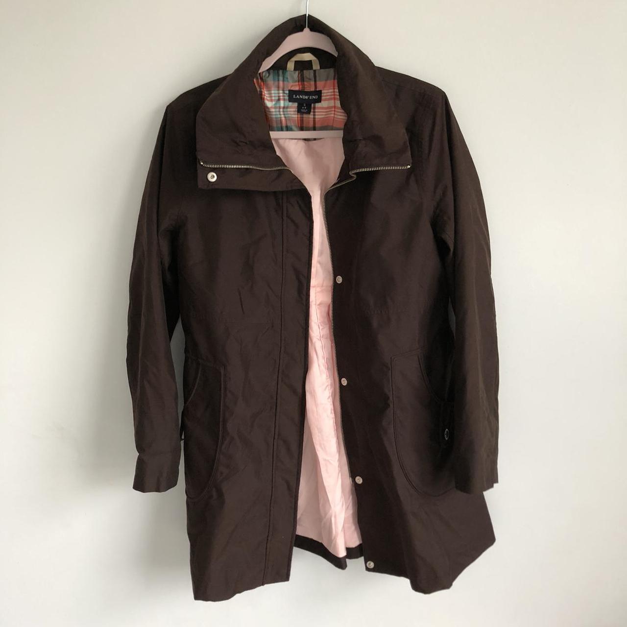 Women's Brown and Pink Coat (2)