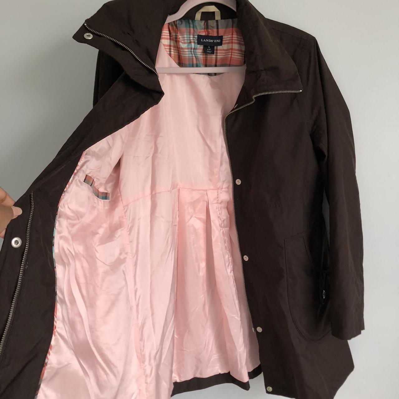 Women's Brown and Pink Coat (3)