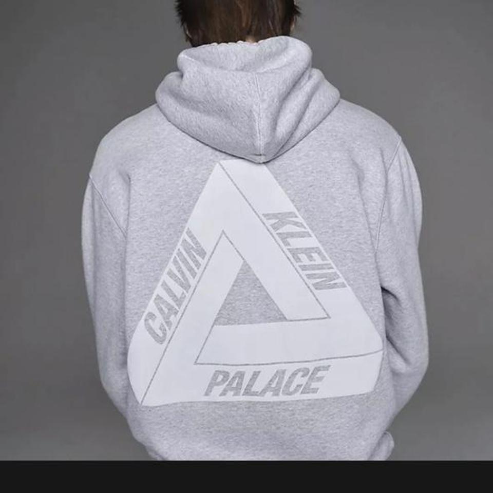 Palace x Calvin Klein CK1 Tri ferg hoodie / Light - Depop