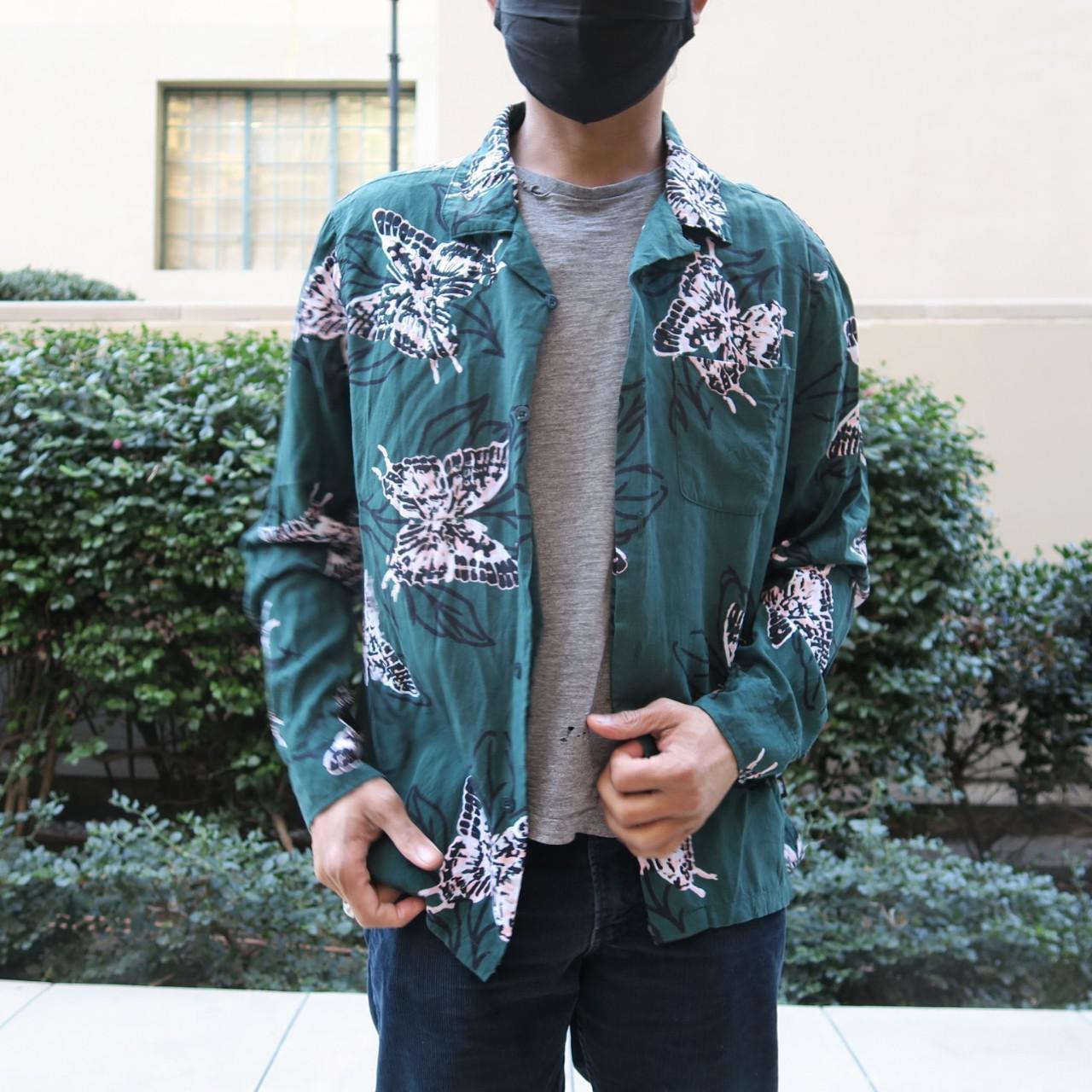 Archive 🦋 STÜSSY BUTTERFLY L/S button SHIRT., A...