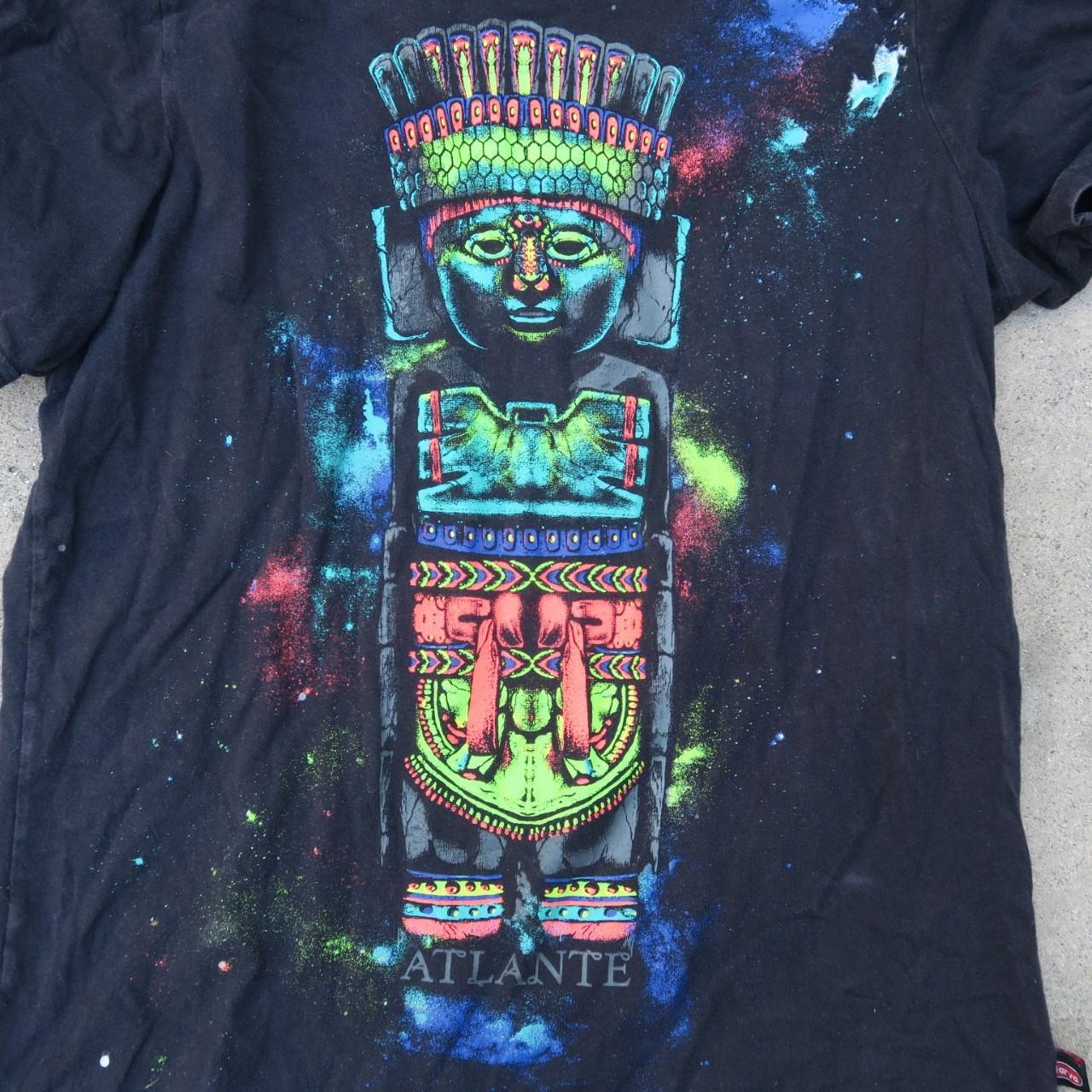 Raver Y2K Astral ANCIENT AZTEC MAYAN WARRIOR GOD... - Depop