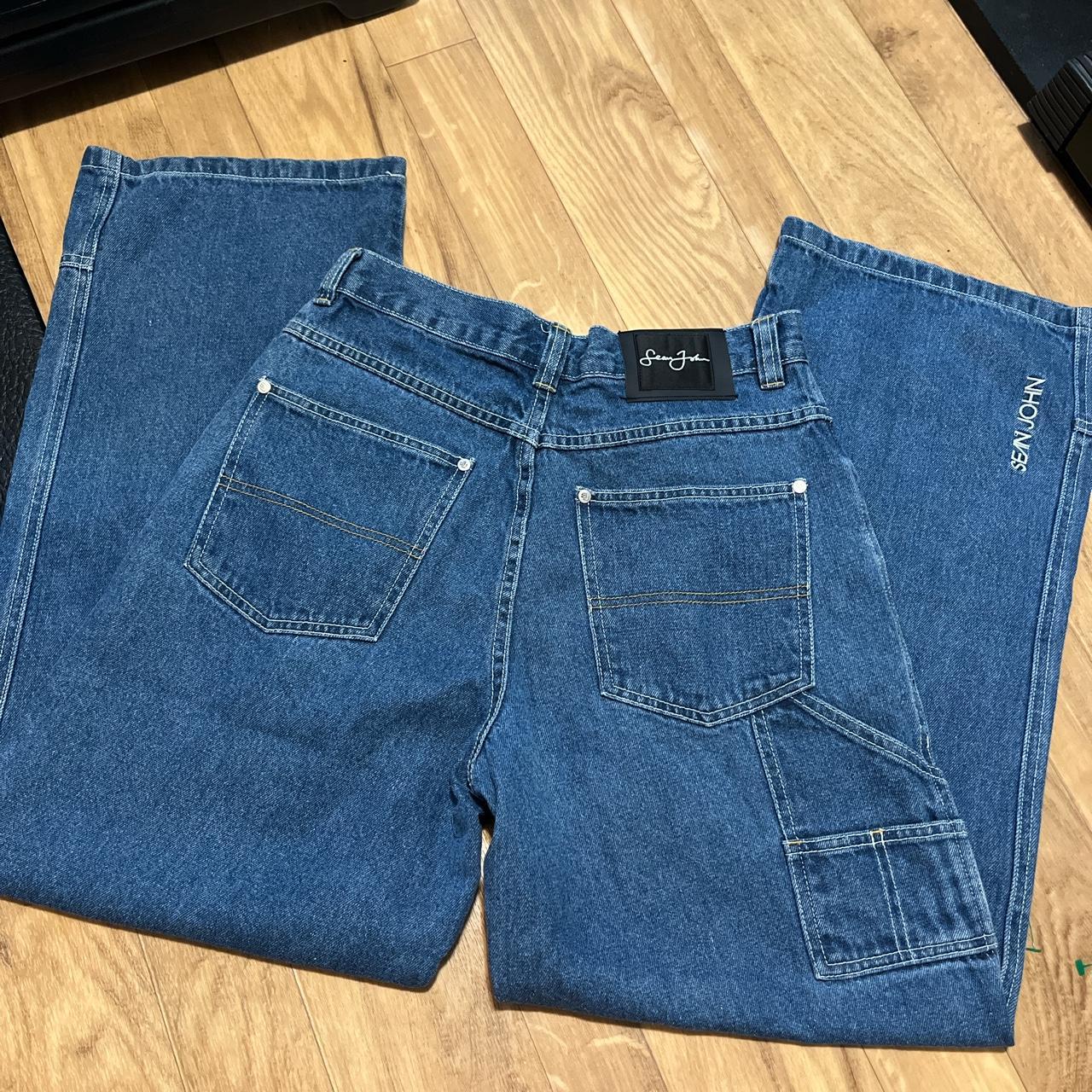 Sean John wide leg baggy fit jeans. These are in... - Depop