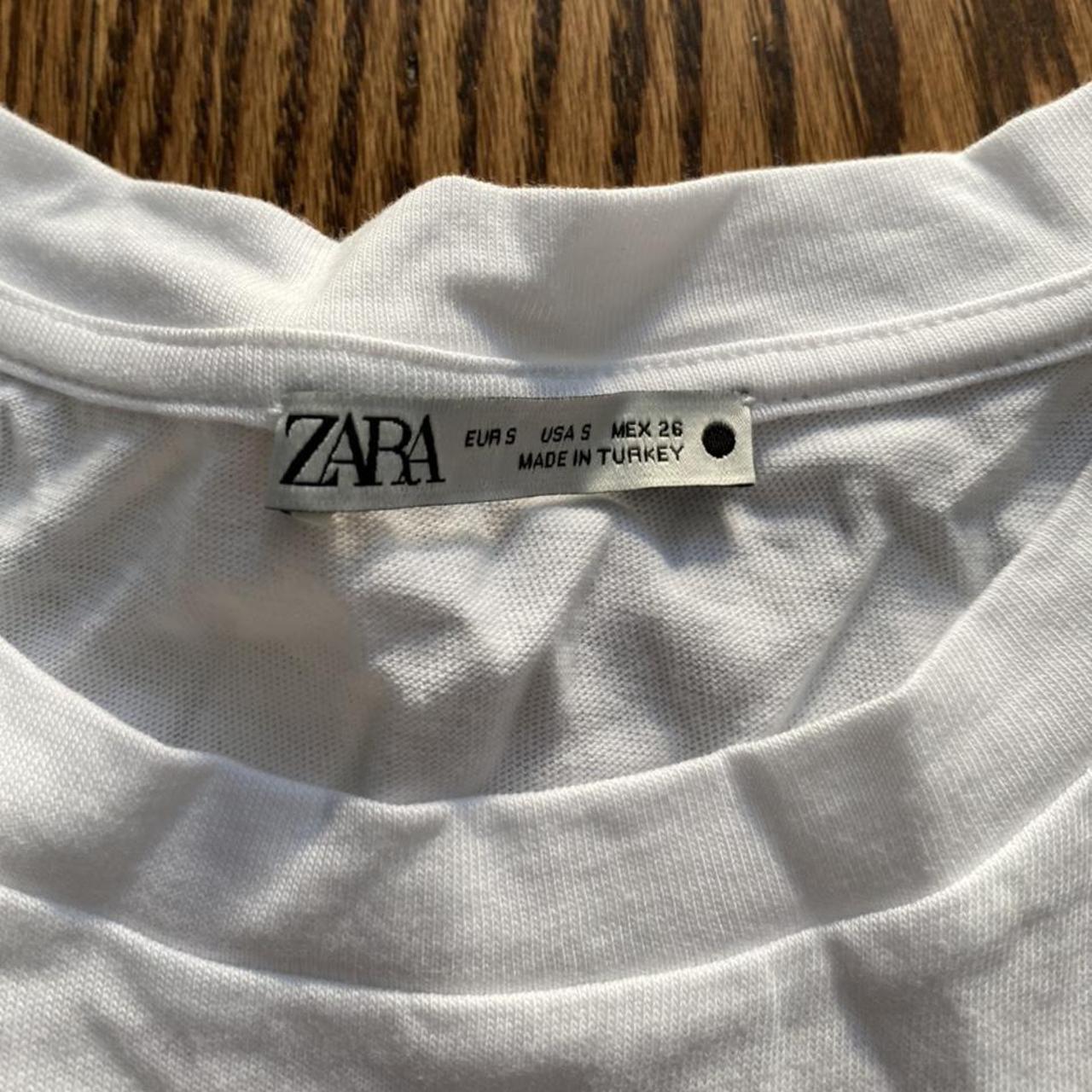 Zara cropped long sleeve shirt. Brand new never... Depop