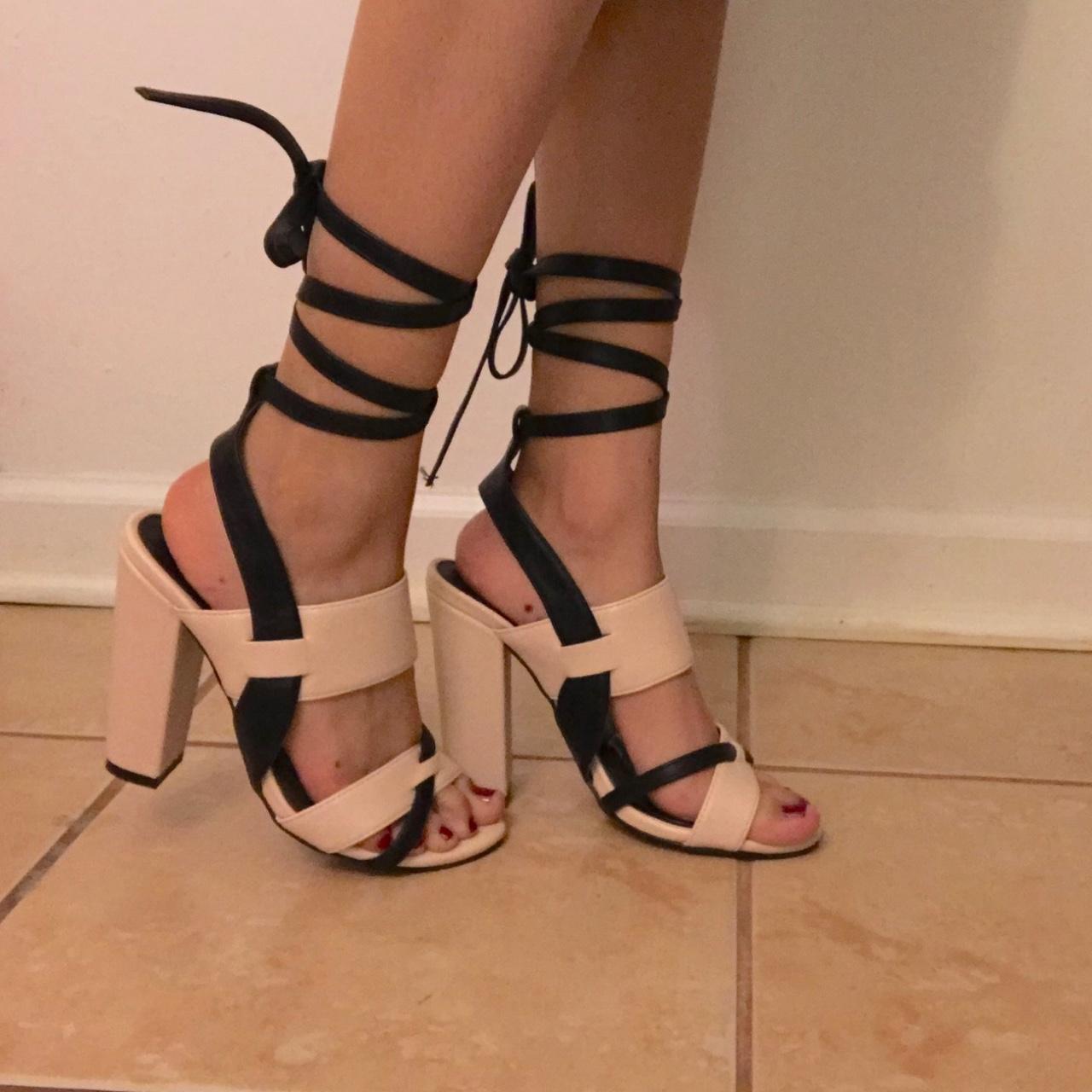 Missguided best sale strappy heels