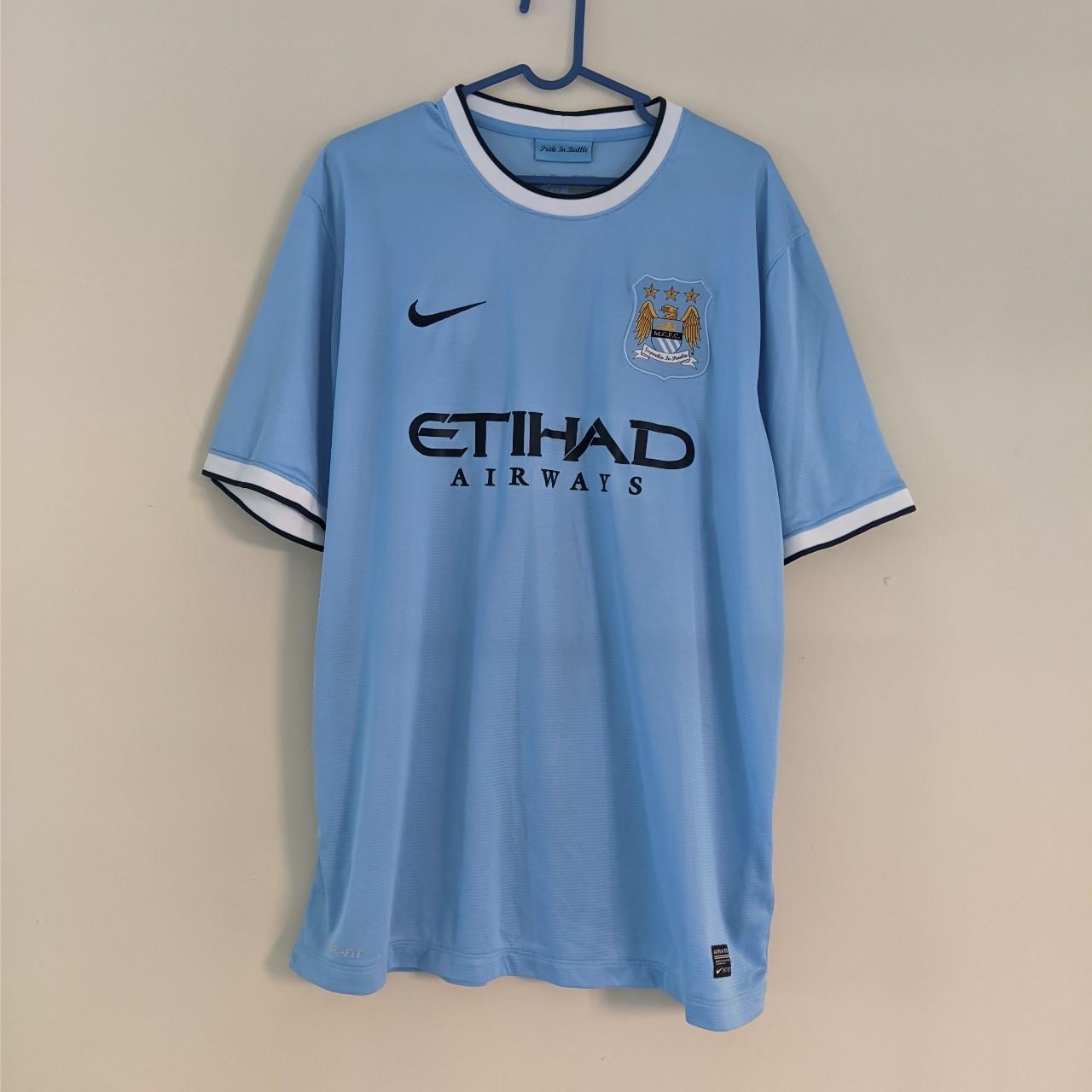 Manchester City 2013 Nike Shirt Size XL. Good... - Depop