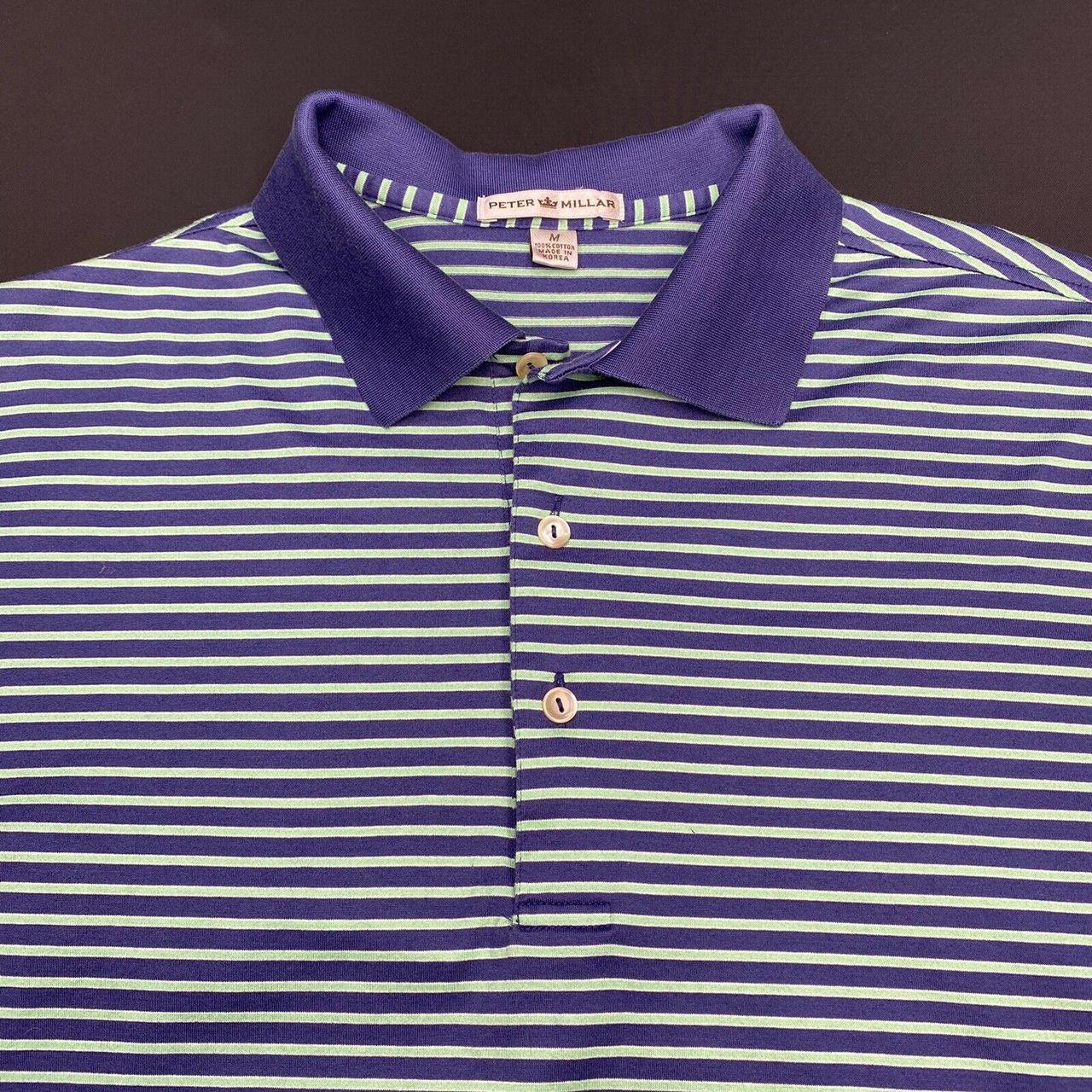 Peter Millar Mens Short Sleeve Polo Olde-Florida... - Depop