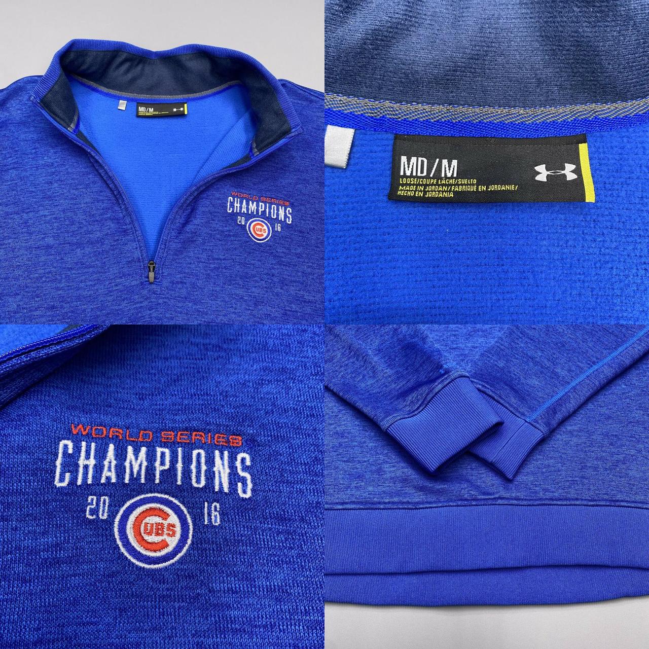 Under Armour Storm 1/4 Zip M Chicago Cubs 2016 World Series Champions UA  Jacket