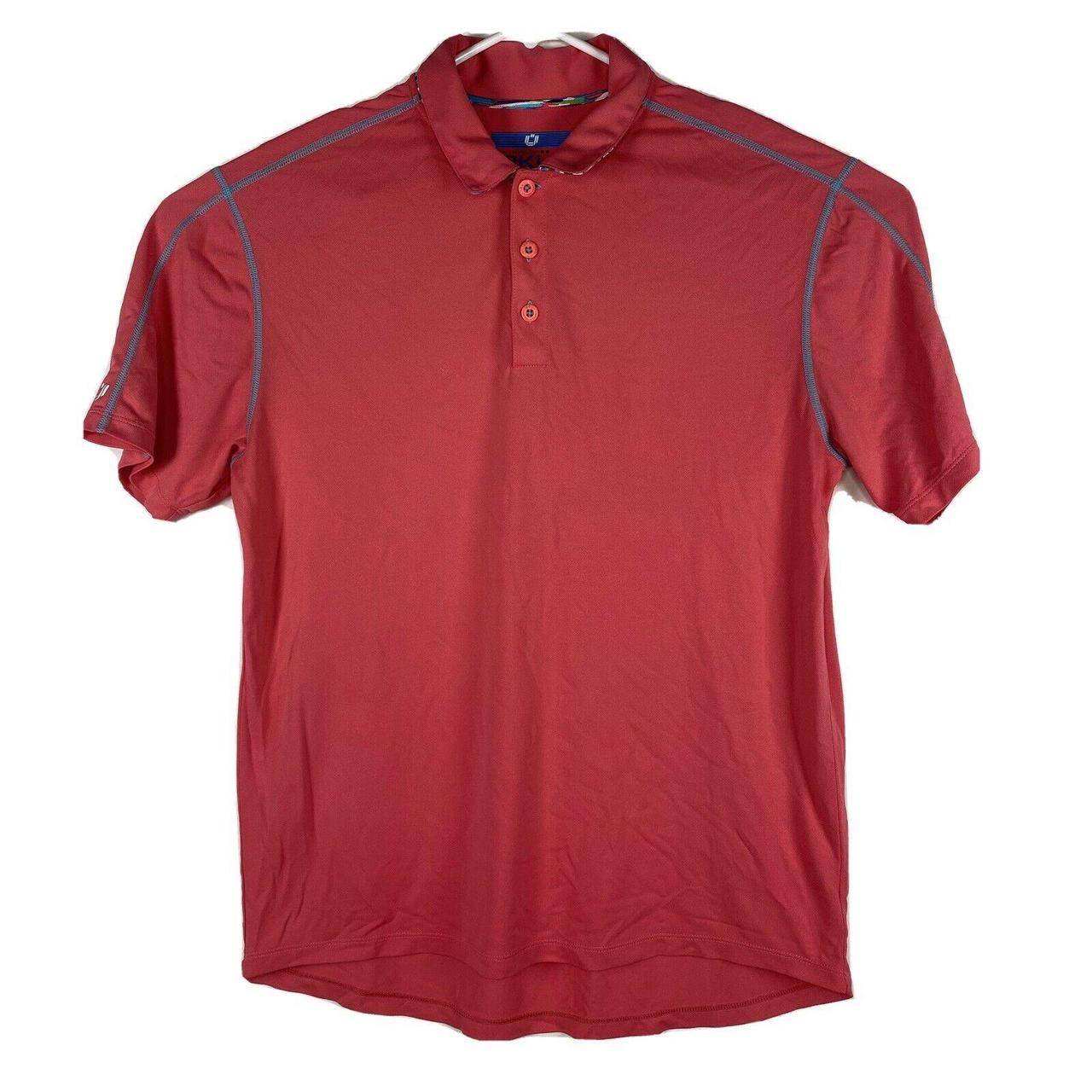 Mens IBKUL Golf Polo Sz Medium Icefil Technlogy... Depop