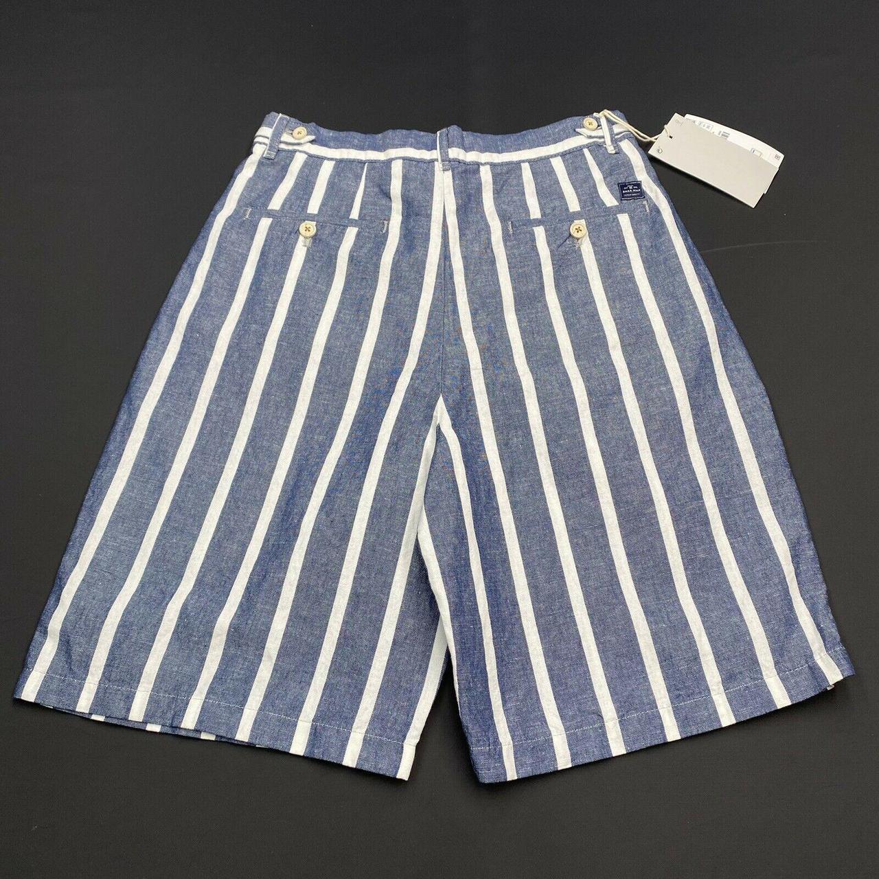 nwt-zara-man-flat-front-striped-linen-blend-shorts-depop