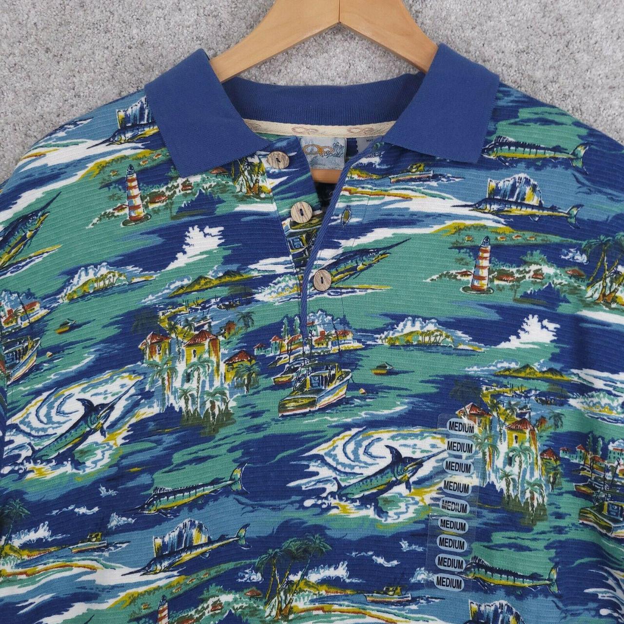 New Vintage Ocean Pacific OP Polo Shirt Men Medium M... - Depop