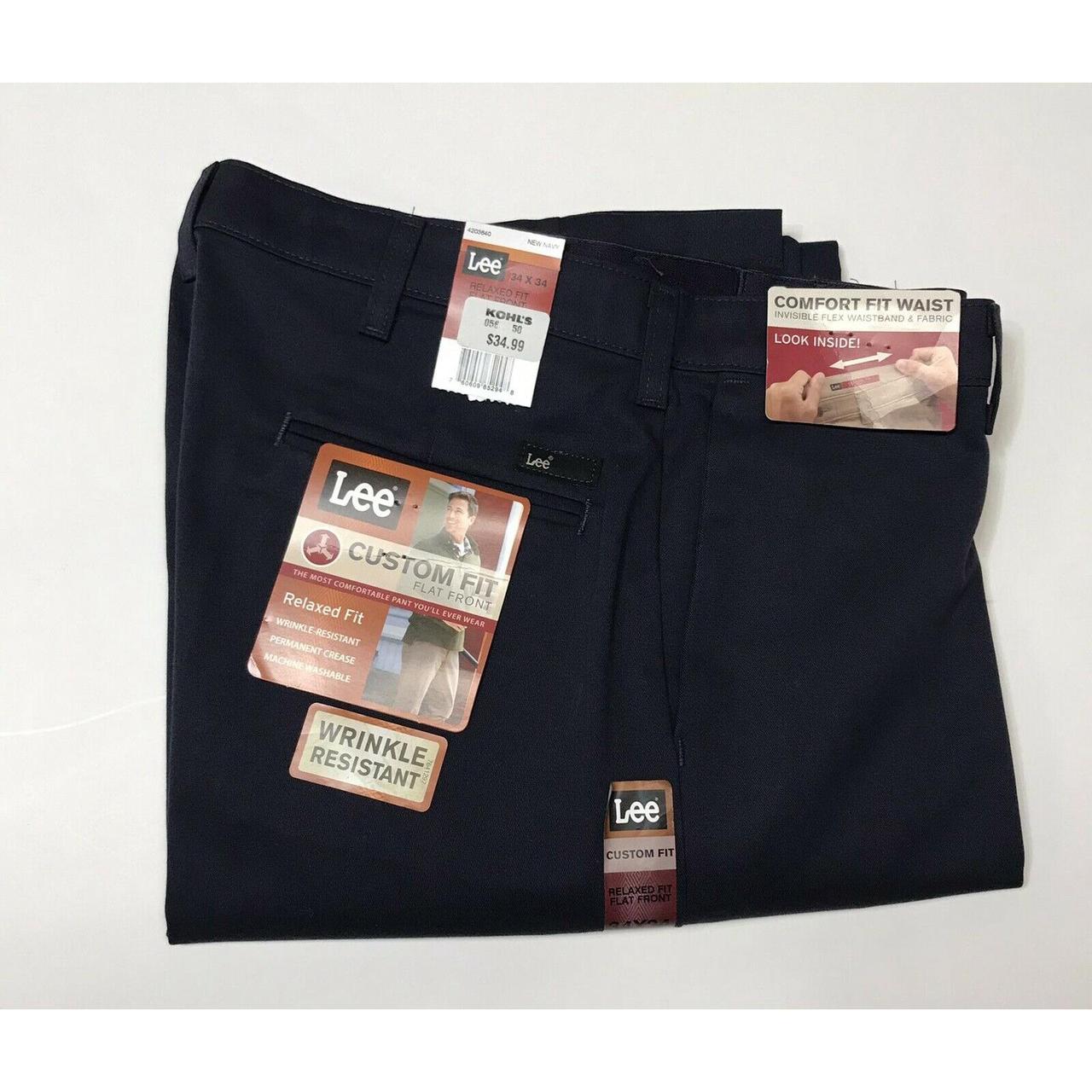 lee custom fit waistband jeans