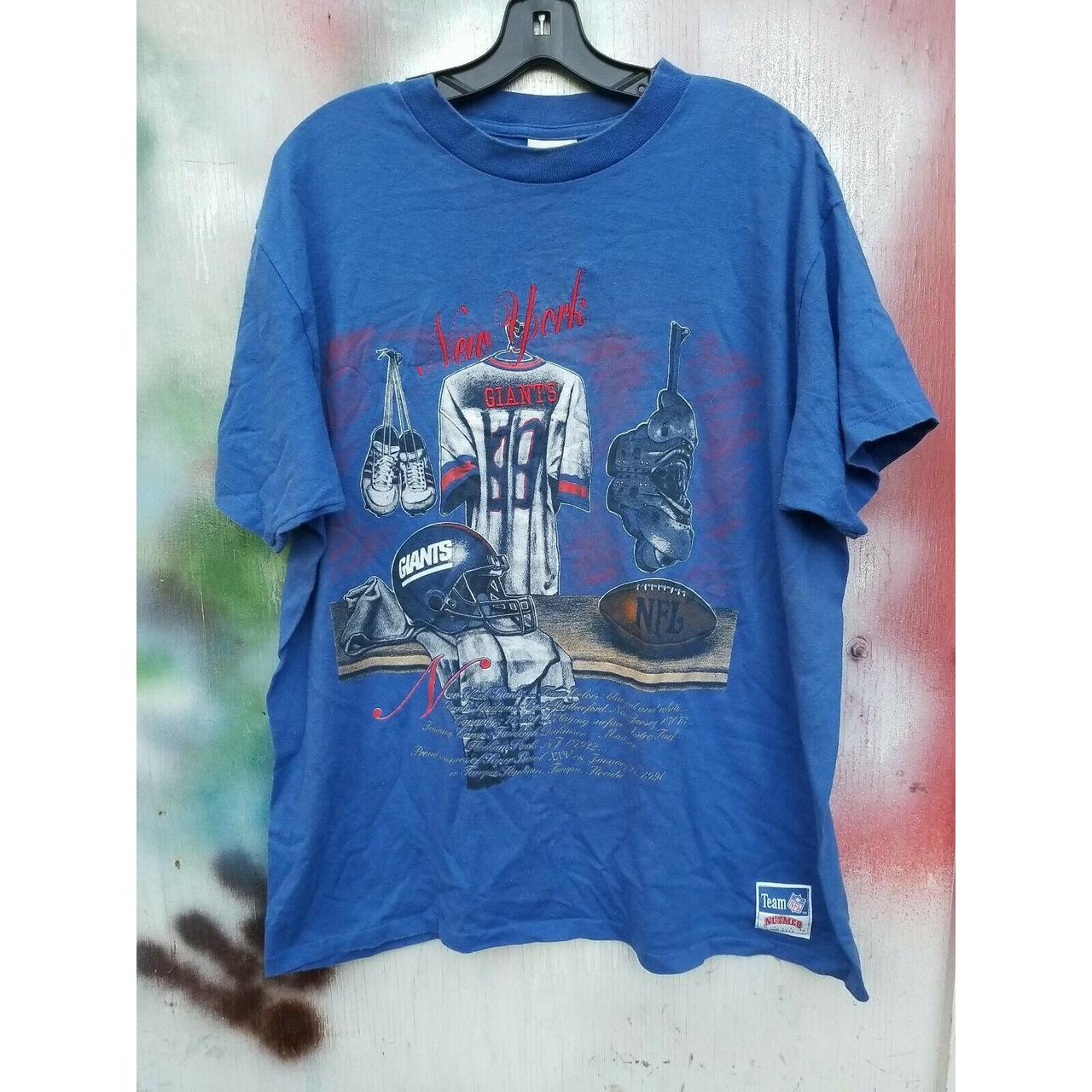 Buy New York Giants Vintage Nfl Football T Shirt Made in the USA