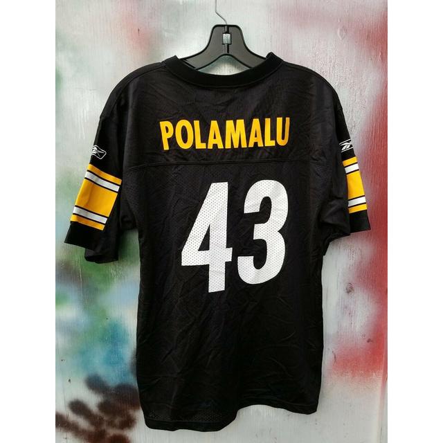 Pittsburgh Steelers Jersey Girls Youth XL Pink NFL Football Polamalu 43