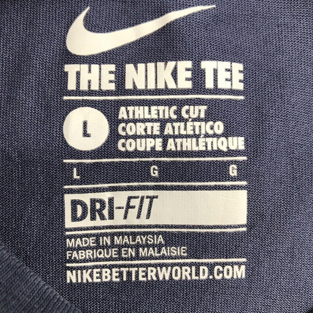 the nike tee athletic cut corte atletico