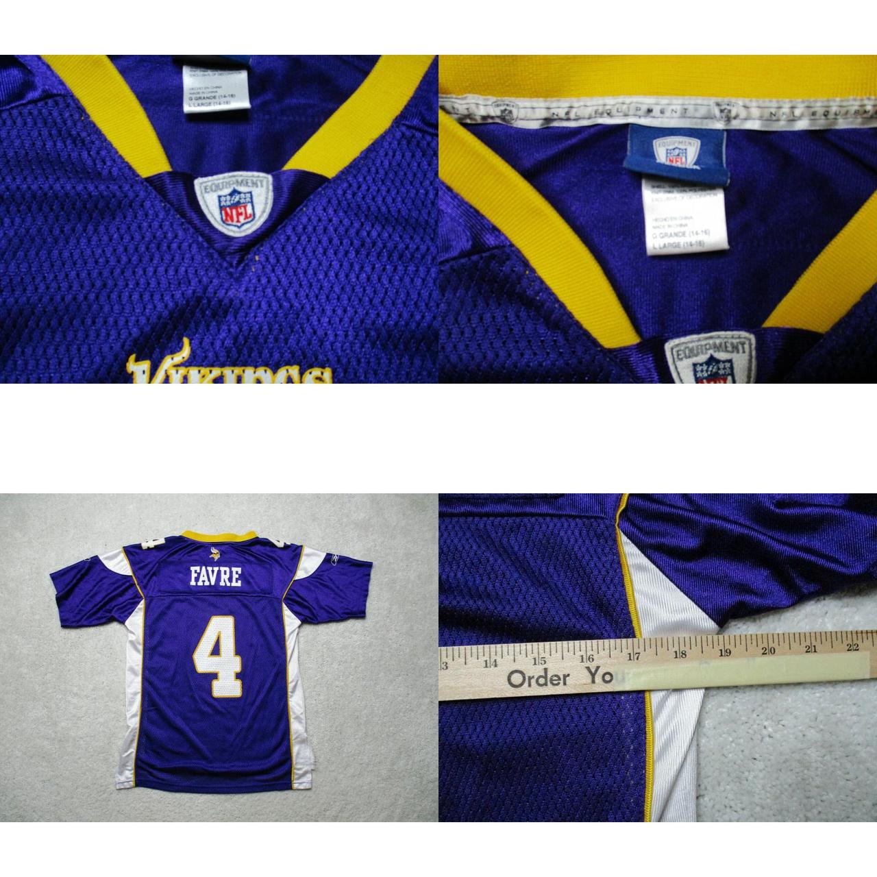 Minnesota Vikings Brett Favre NFL Football - Depop