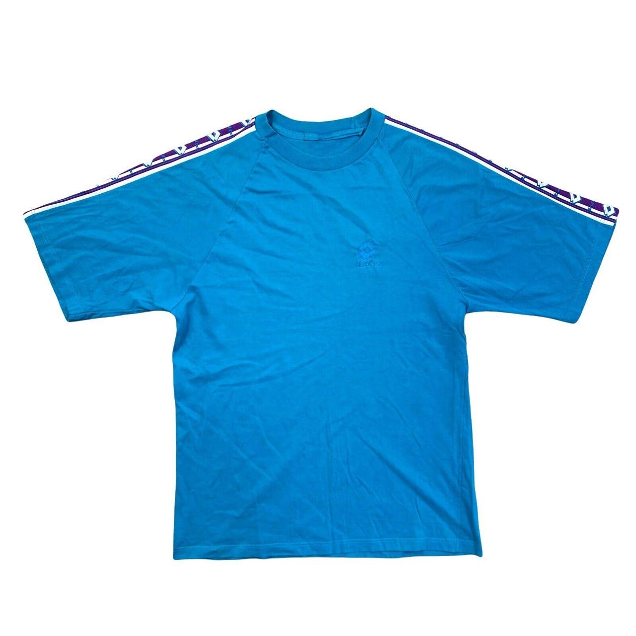 LOTTO BLUE TAPE LOGO MENS REGULAR SHORT SLEEVE Depop lotto-blue-tape-logo-mens-regular-short-sleeve-depop