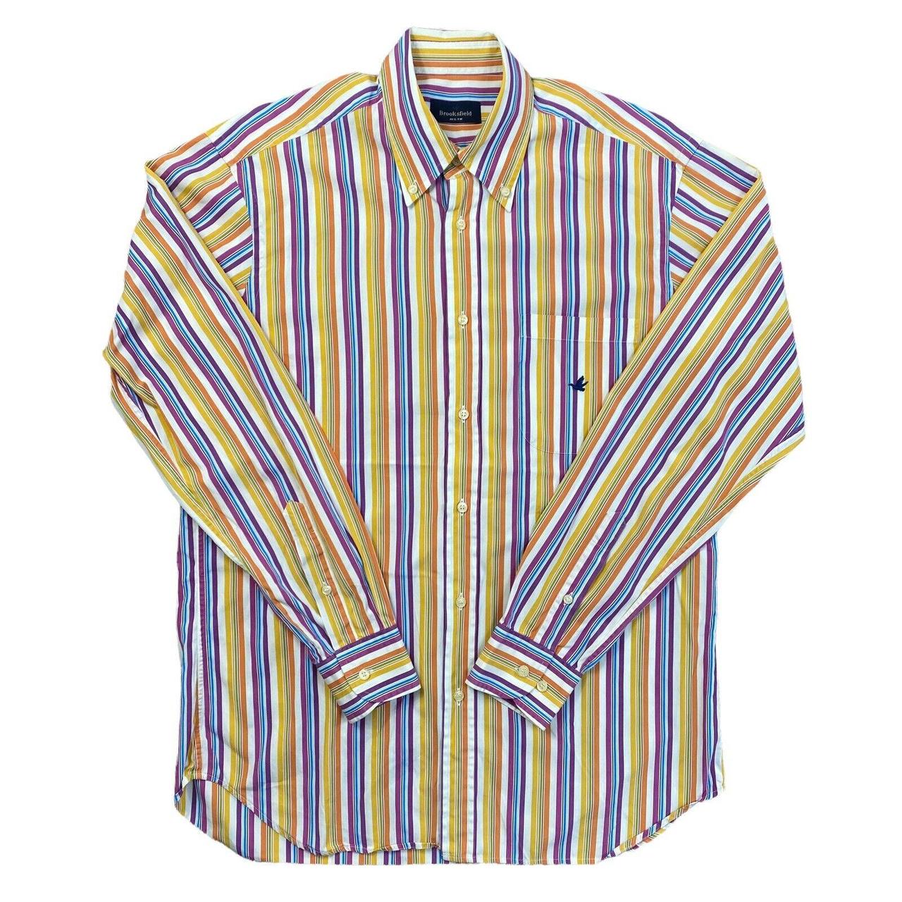 Product Image 1 - BROOKSFIELD MENS ORANGE PURPLE WHITE