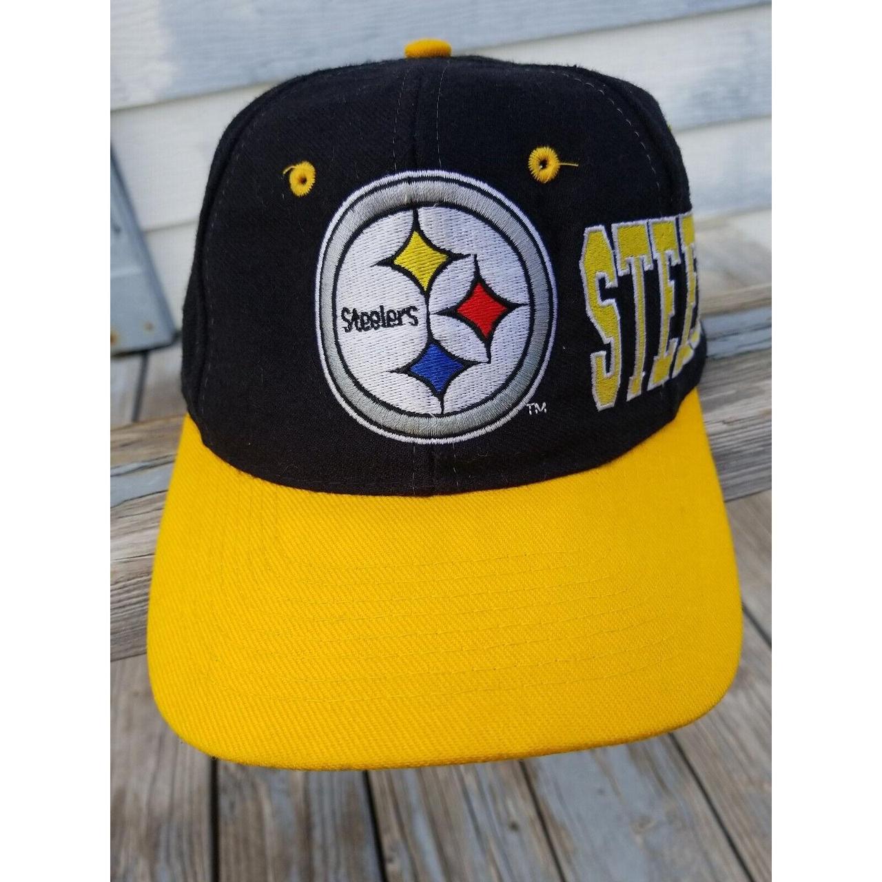 Vintage Pittsburgh Steelers Hat NFL Cap Snapback - Depop