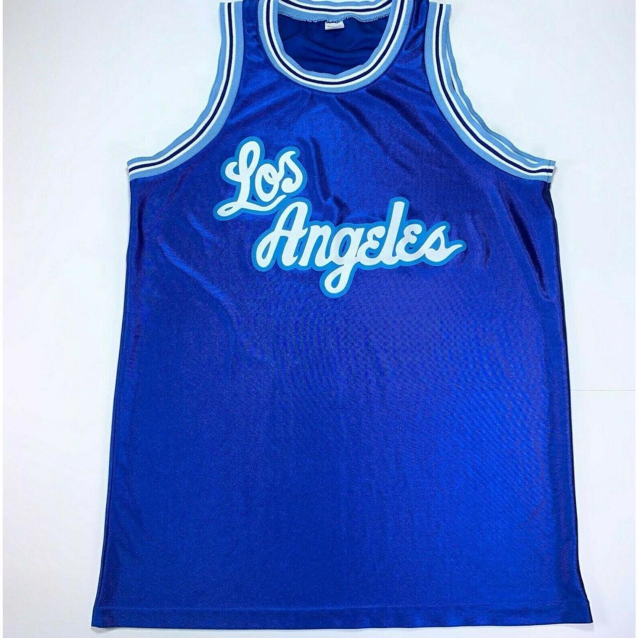 Vintage 80s 90s Los Angeles LA Lakers Jersey Medium - Depop