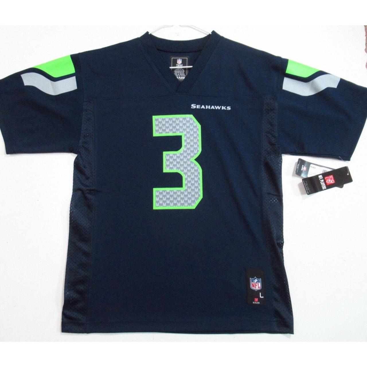 Blue Broncos Russel Wilson Football Jersey Size - Depop