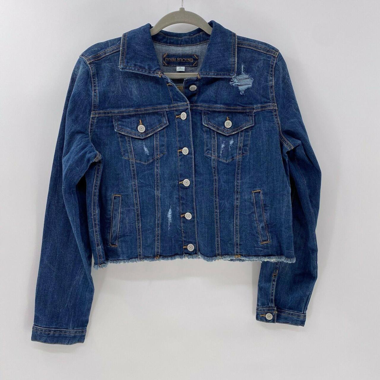 maurices blue jean jacket