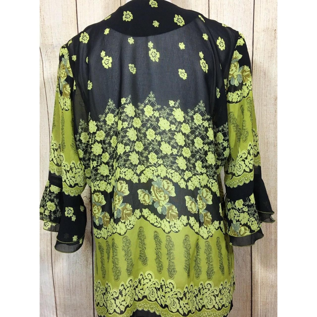 Product Image 2 - Fiorella Women's Sheer Green &