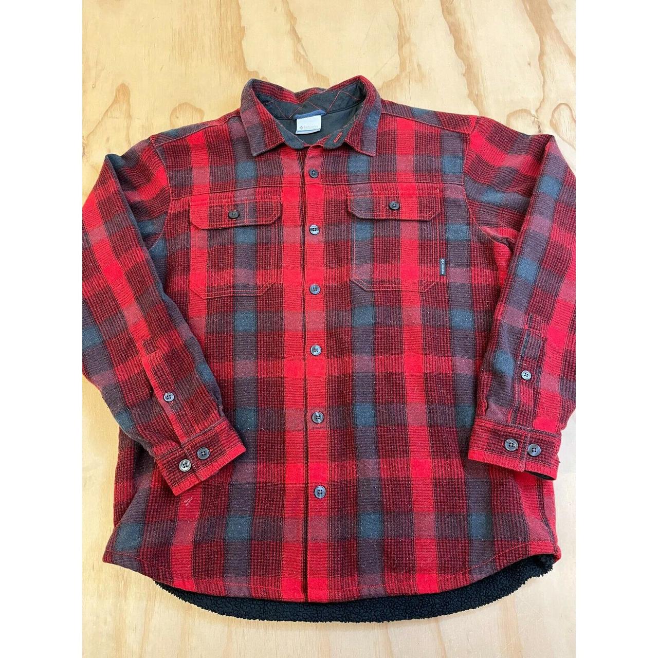 columbia fleece lined flannel