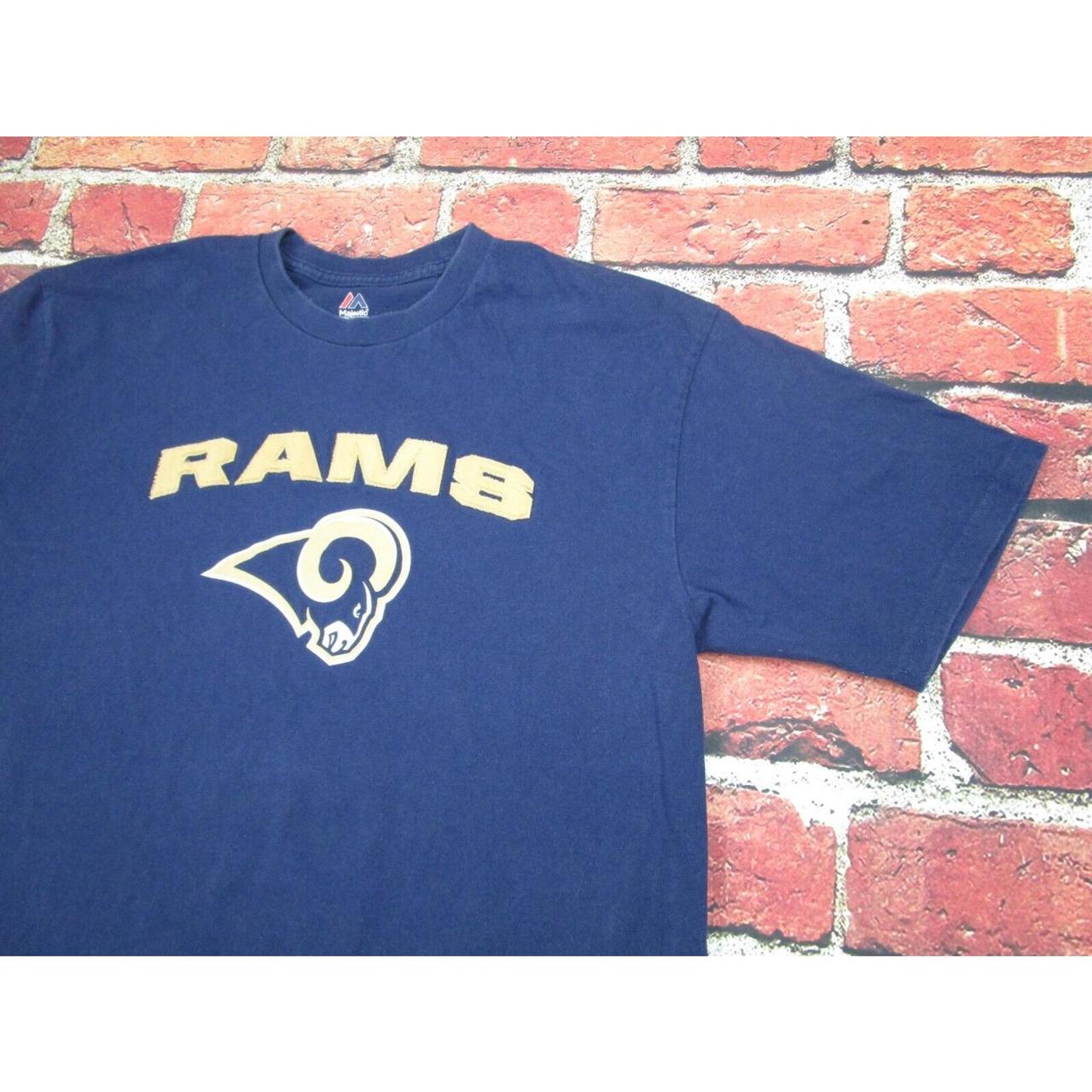 Los Angeles Rams Majestic T Shirt, Mens Size M Pre - Depop