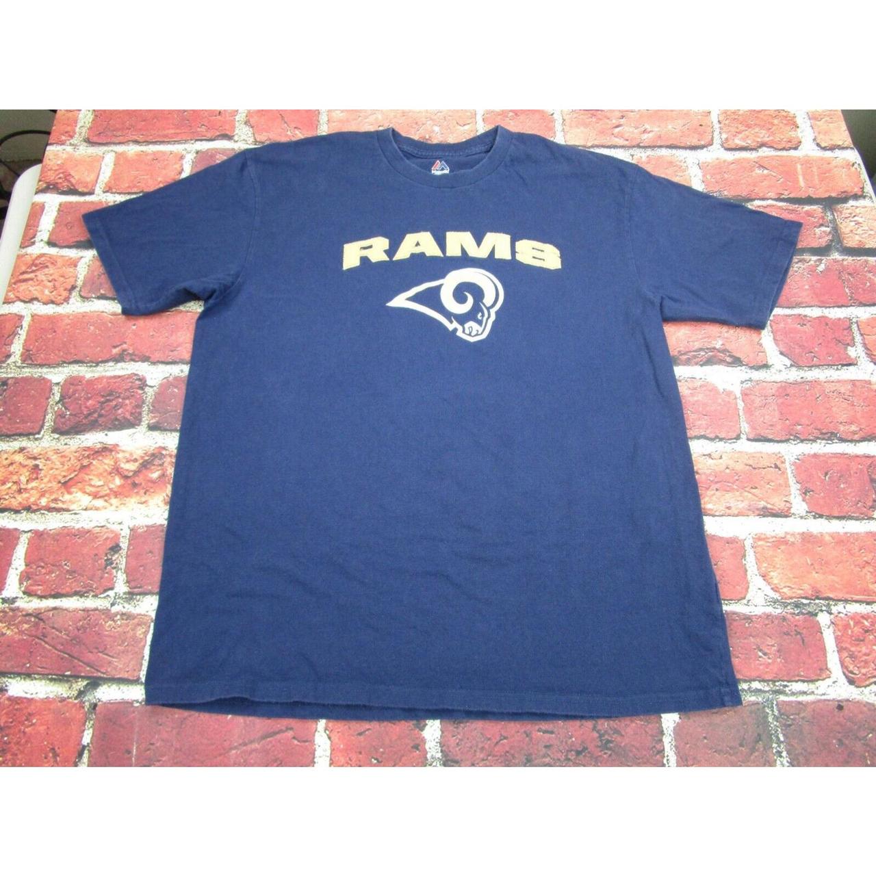 Los Angeles Rams Majestic T Shirt, Mens Size M Pre - Depop