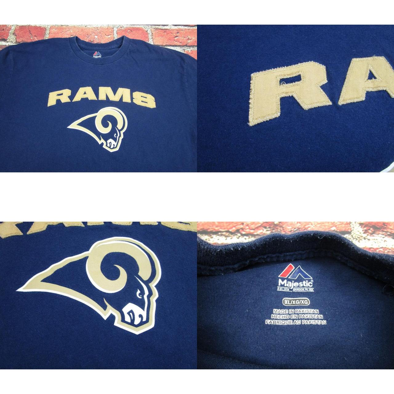 Los Angeles Rams Majestic T Shirt, Mens Size M Pre - Depop