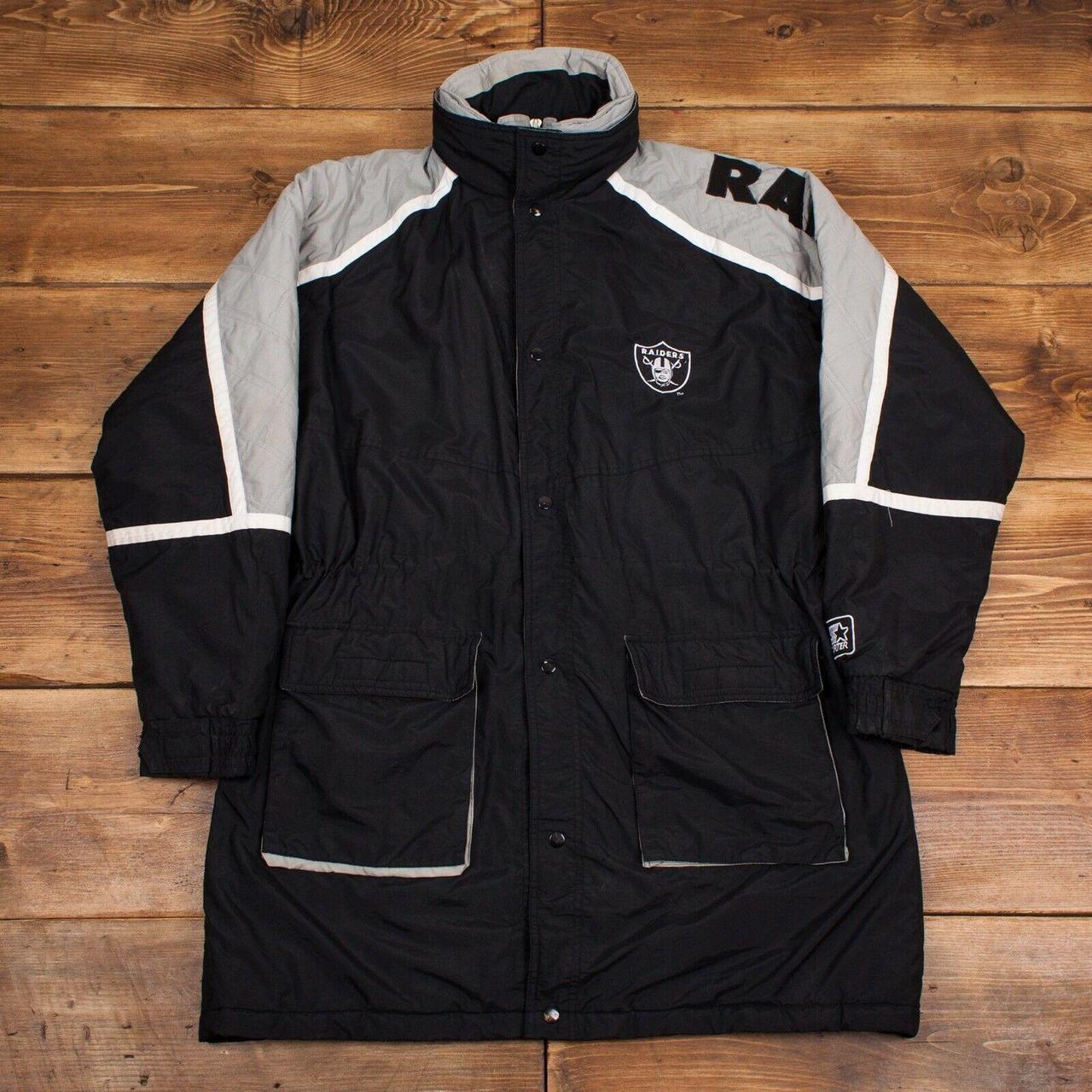 raiders starter jacket 90s