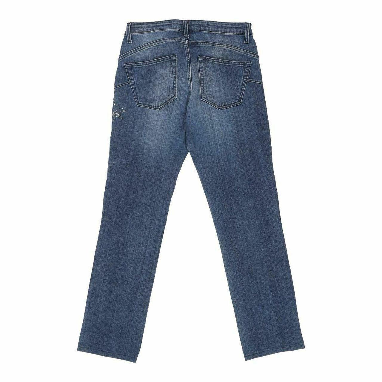 Vintage Blumarine Jeans - 28W UK 6 Blue... - Depop