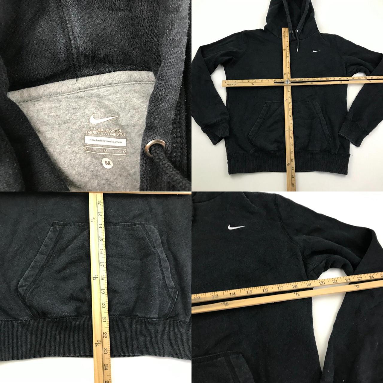 Nike Sweater Hoodie Womens Size Medium M Black... - Depop