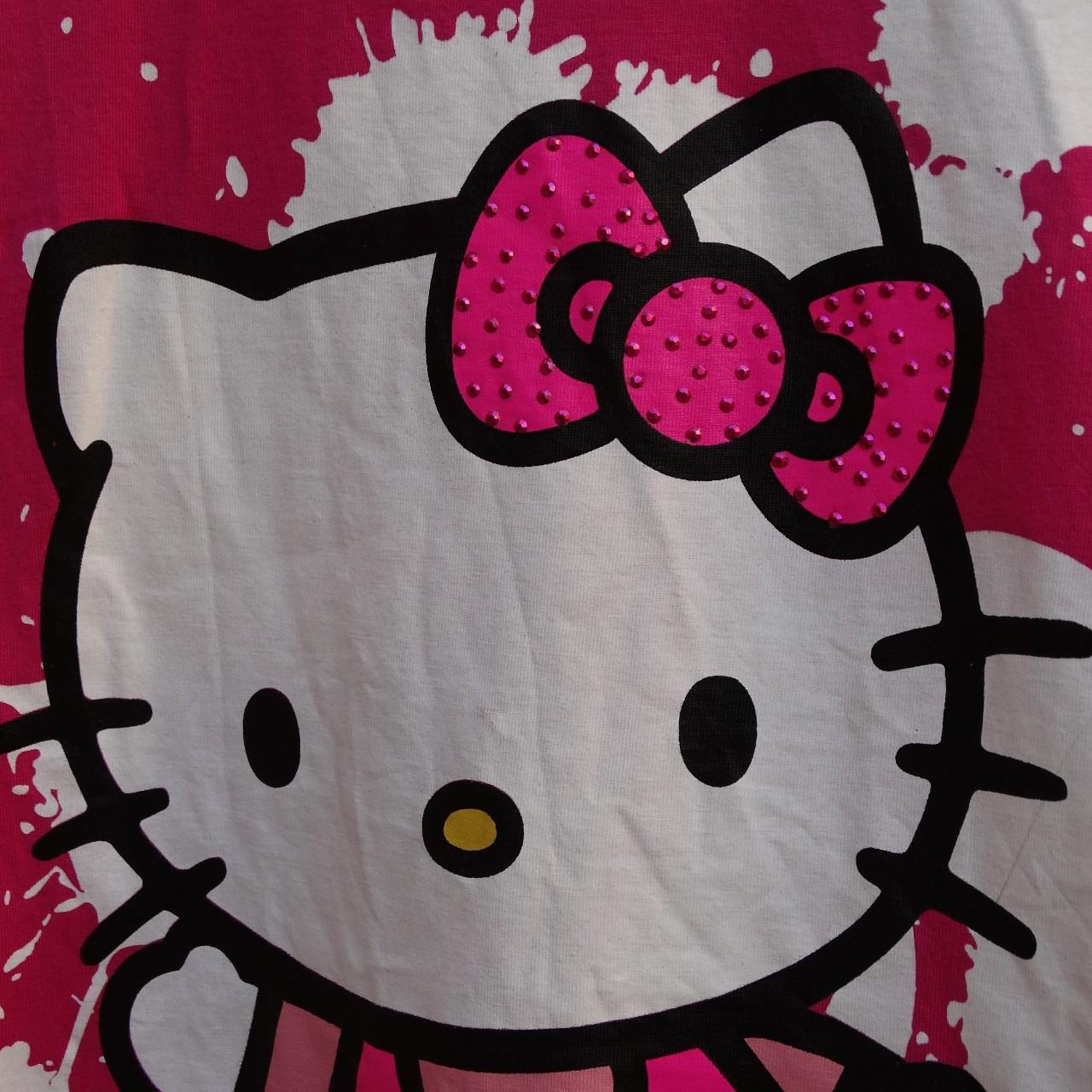 Hello Kitty 🌺 Vintage T-shirt Pink Hello Kitty... - Depop