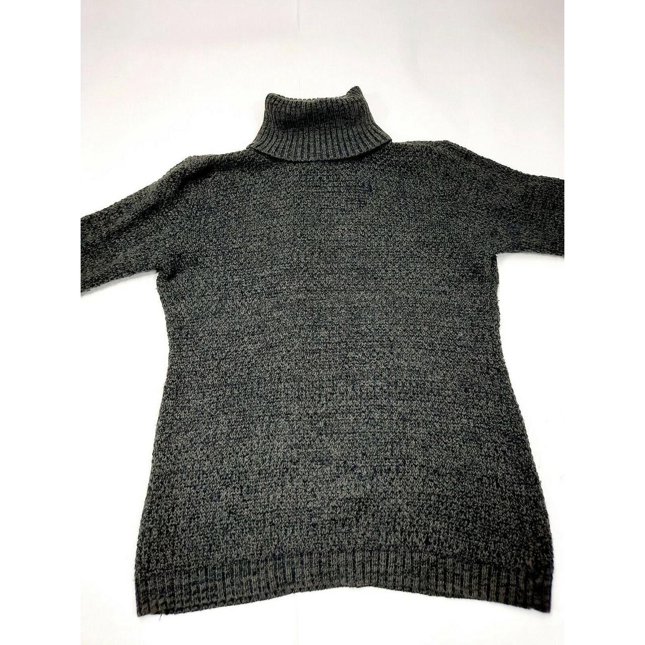 Ab Studio Turtle Neck Chunky Knit Sweater... - Depop
