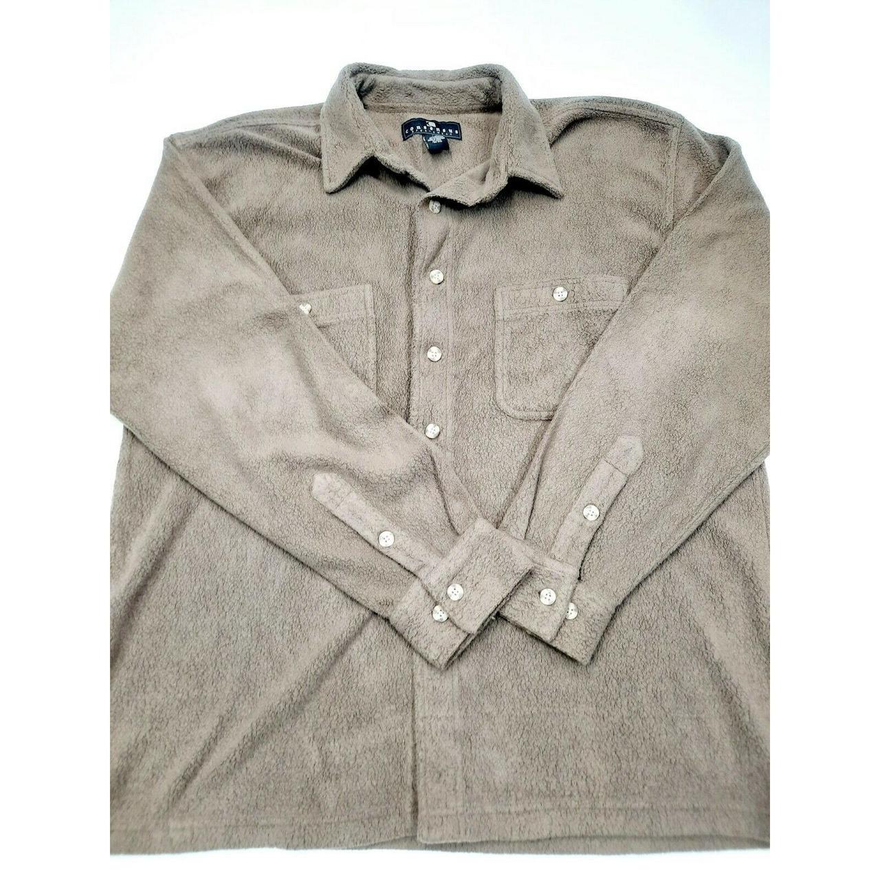 Vintage Consensus Sportswear Fleece Button Up Mens... - Depop