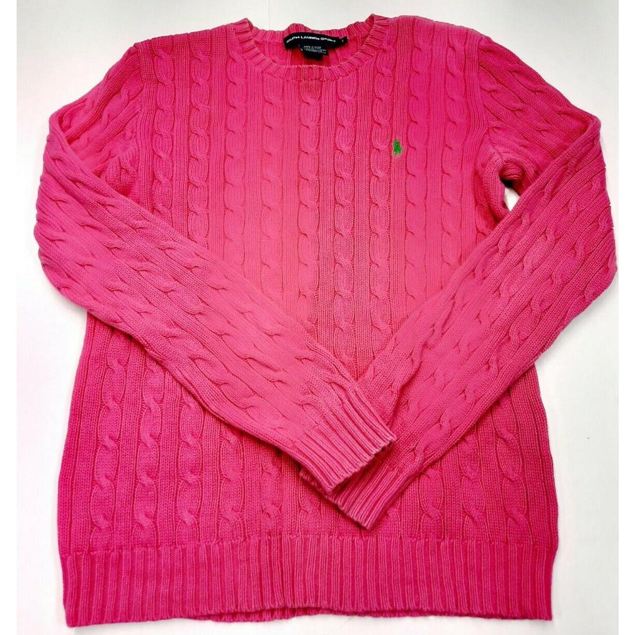 ralph lauren sport cable knit sweater