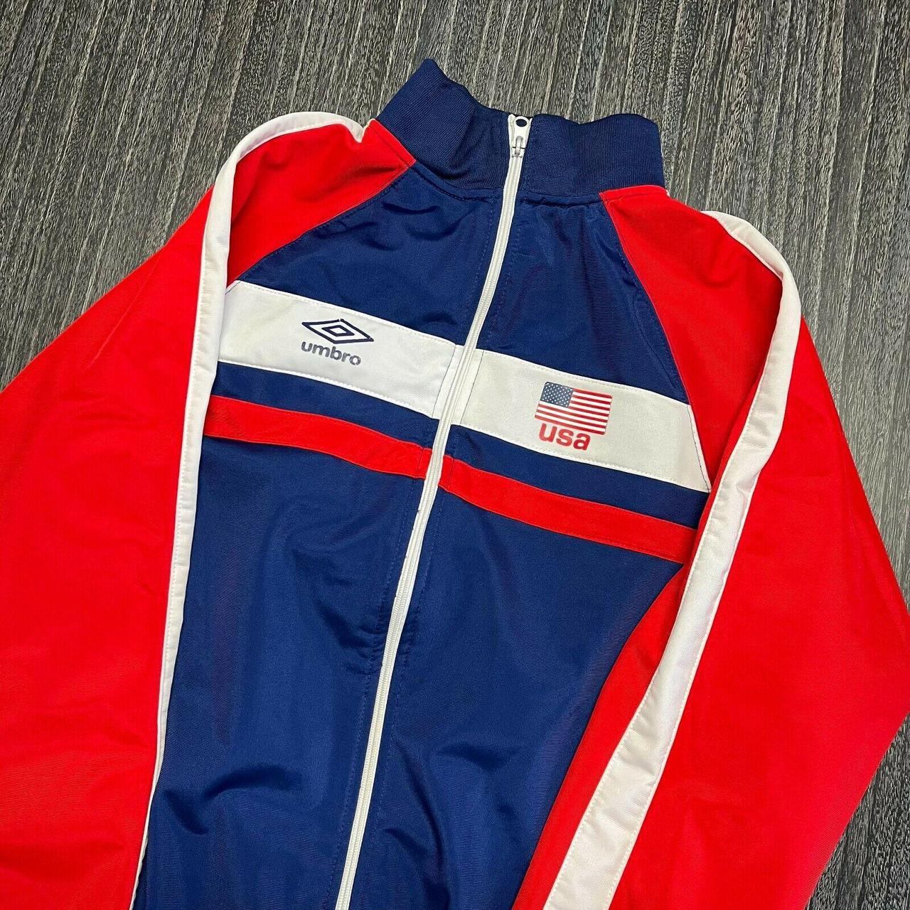 Team USA Soccer Sweatshirt Men Medium Adult Blue... - Depop