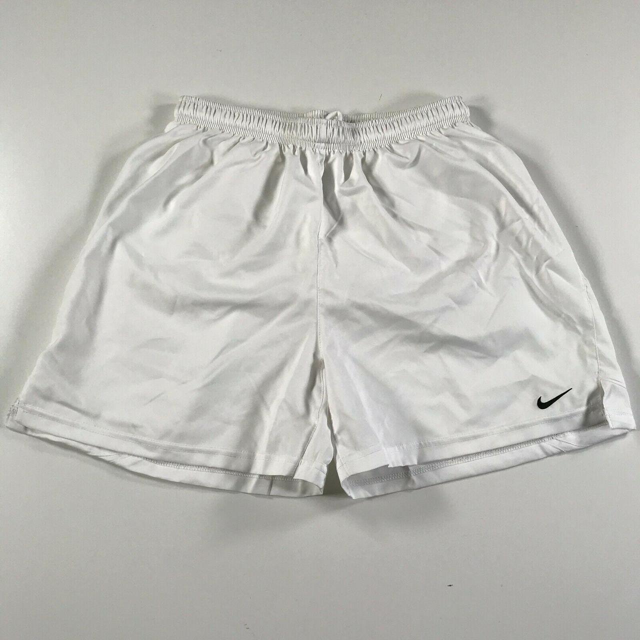 NEW Nike Shorts Girls XL White Above Knee Black... - Depop