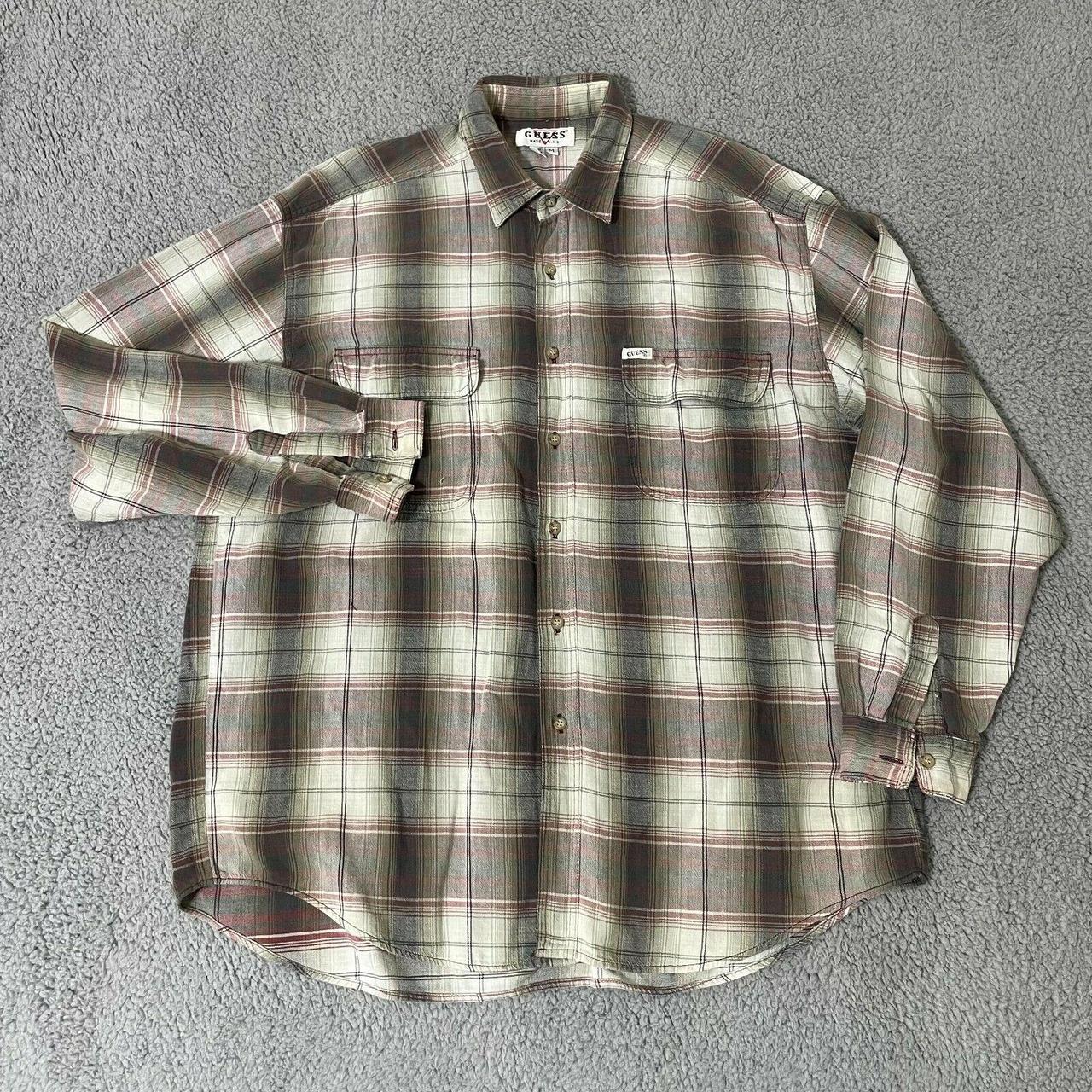 vintage guess shirt mens