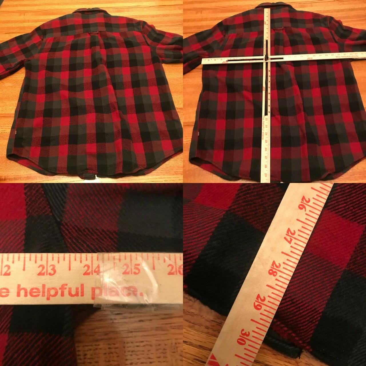 Gander Mountain Flannel Shirt Mens Large Red Plaid... - Depop