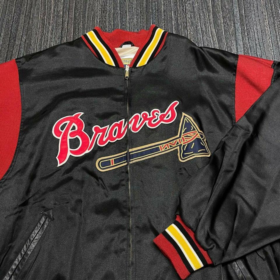 mitchell and ness braves jacket