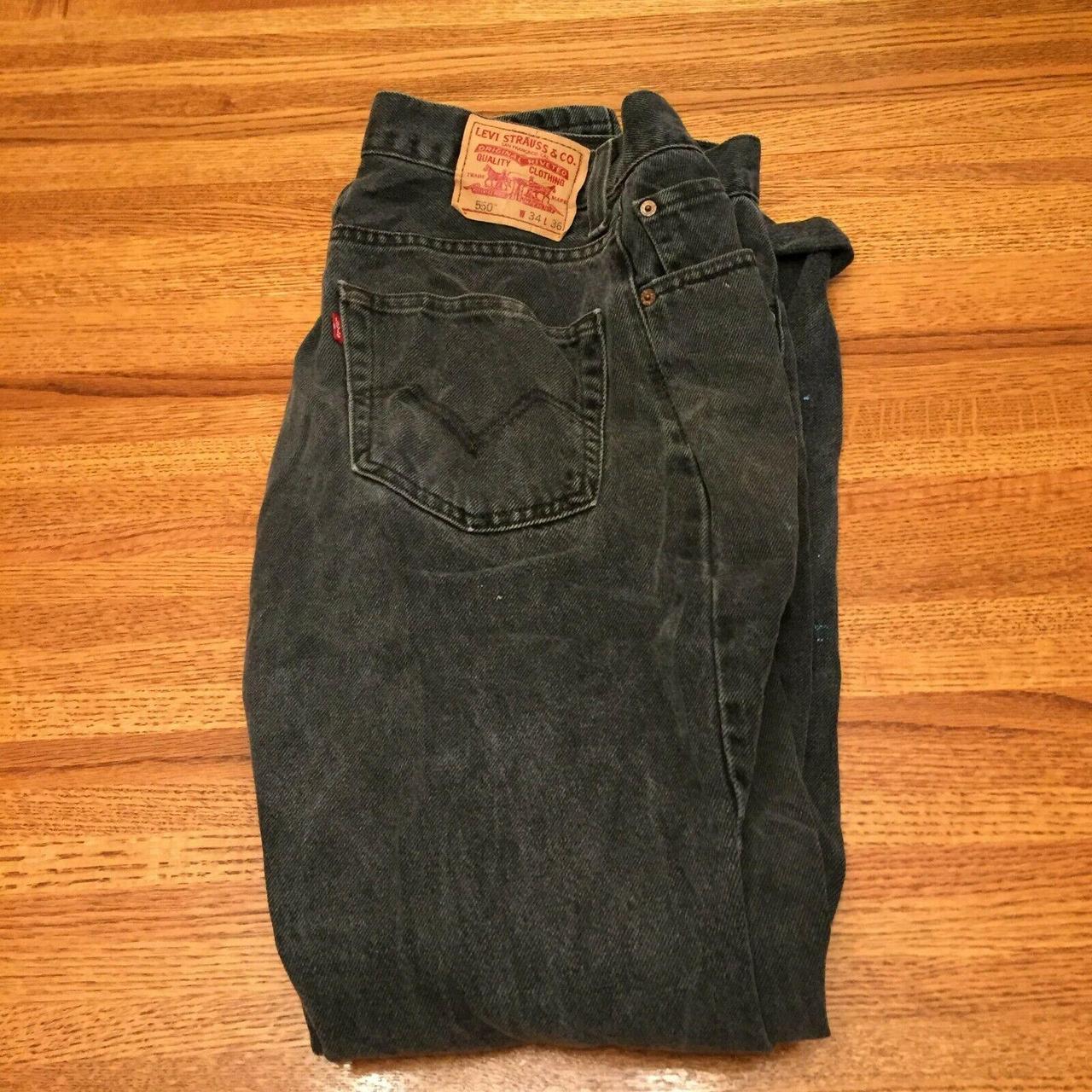 mens black jeans 34 x 36