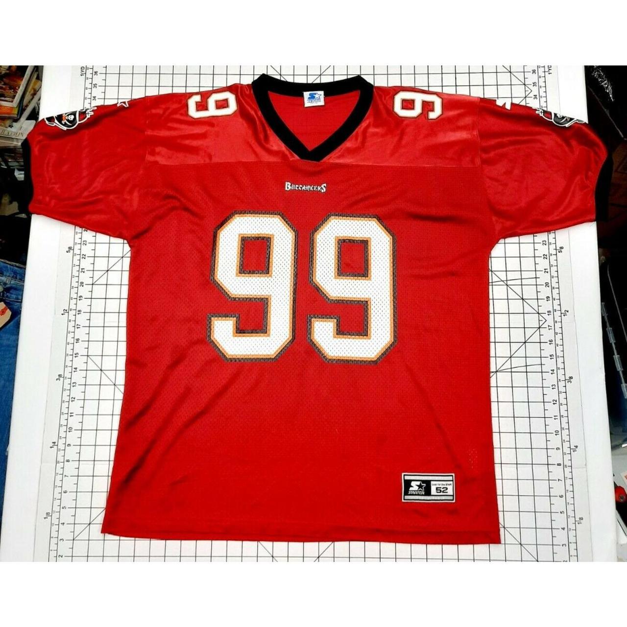 Vintage 1998 Warren Sapp Jersey Starter Buccaneers - Depop