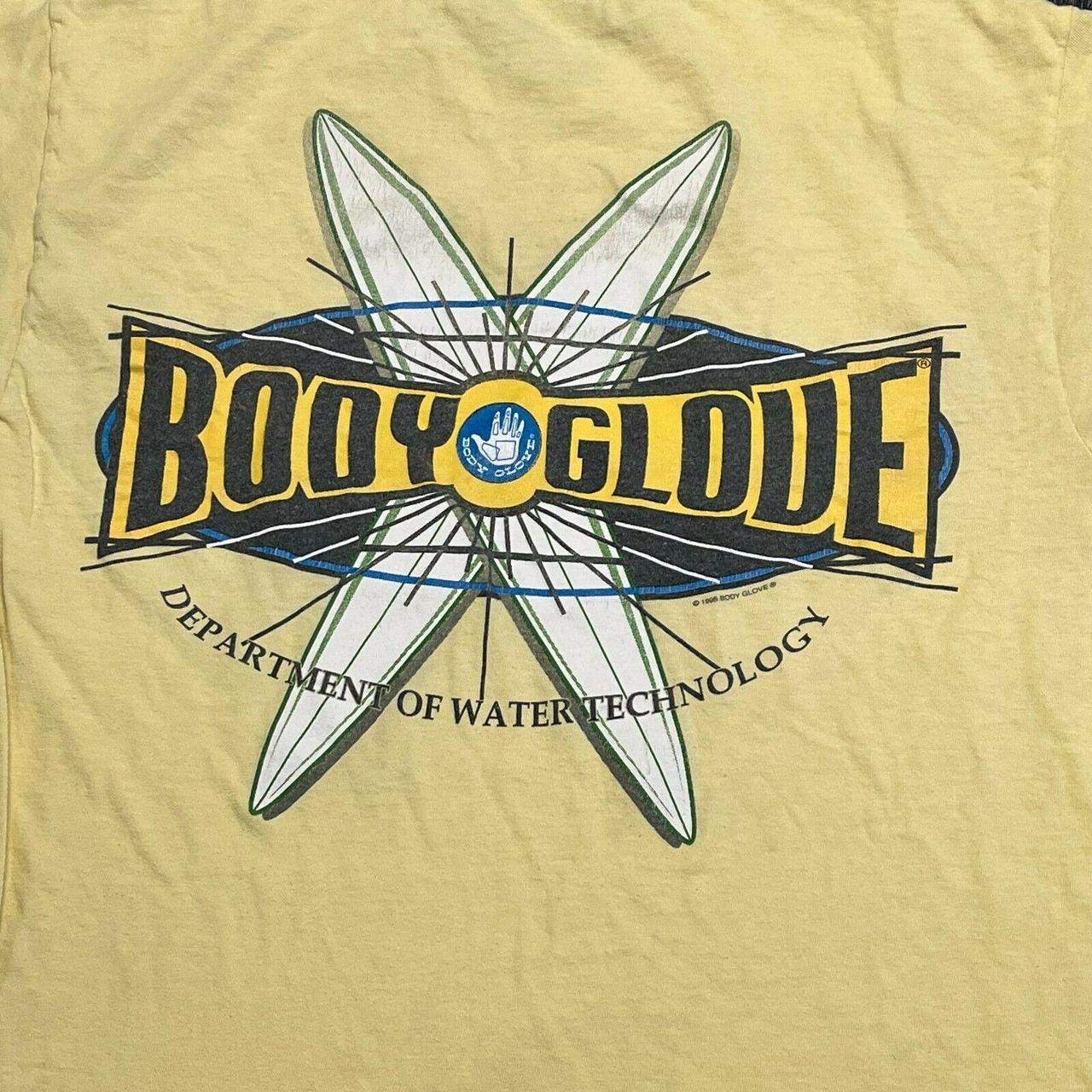 Body Glove T Shirt Men Medium Adult Yellow Surfing... - Depop