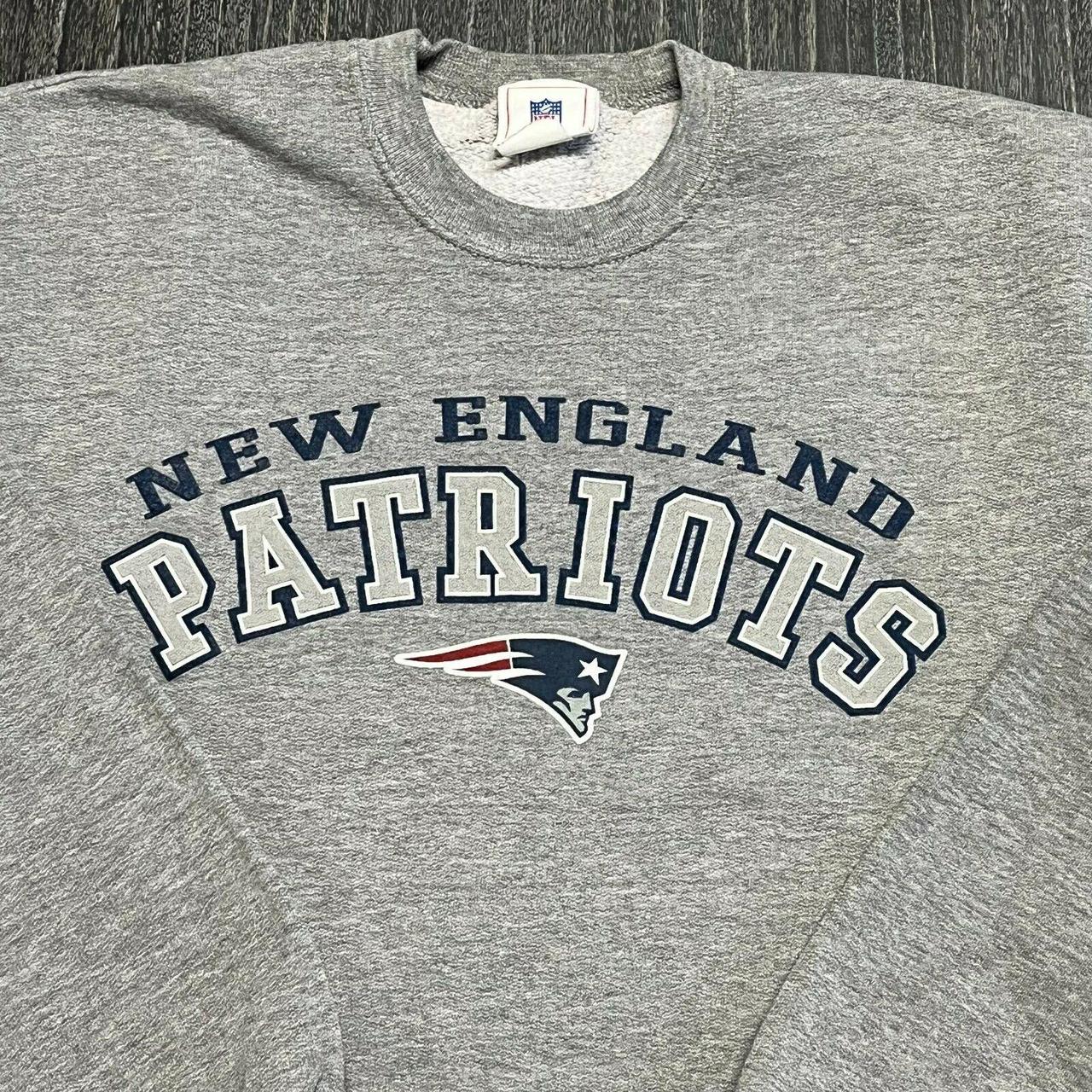 New England Patriots Sweater Men Small Adult Gray... - Depop