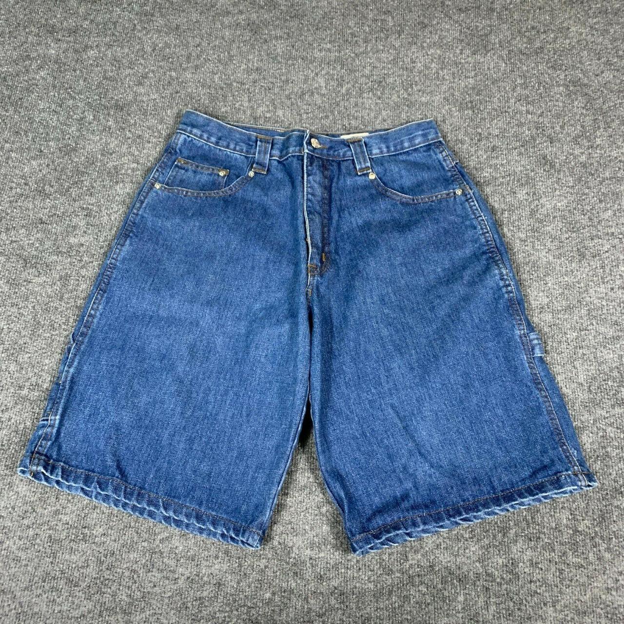 Vtg Ralph Lauren Jean Shorts Mens 34 Carpenter Blue... - Depop