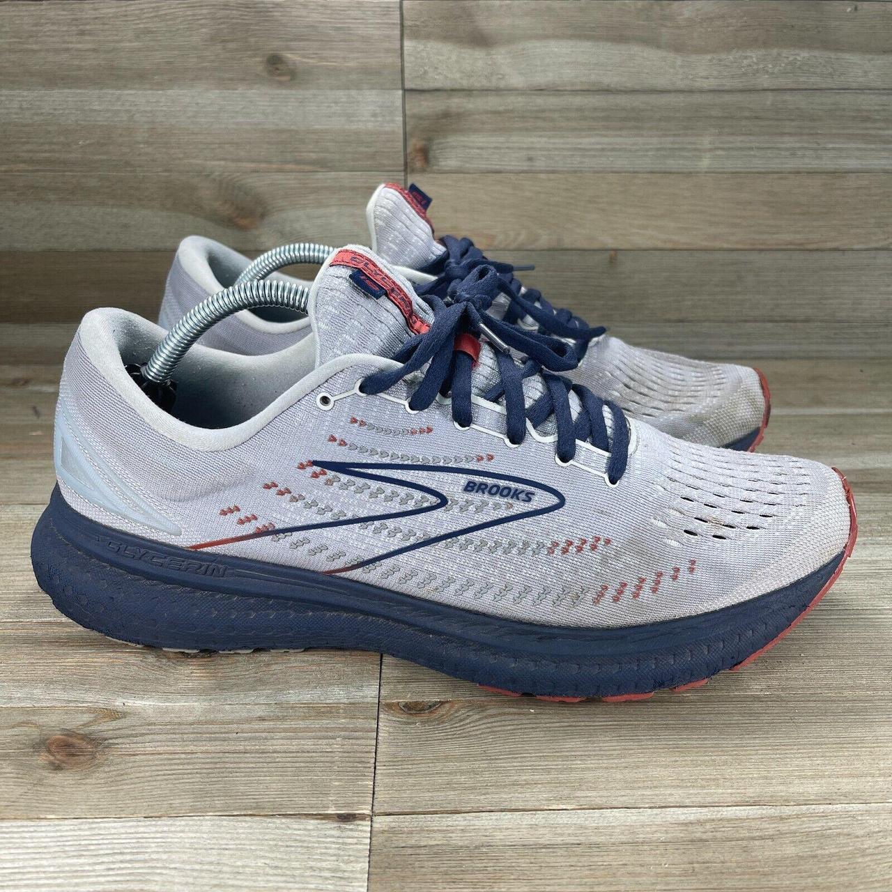 Brooks Men's Glycerin 19 1103561D002 Gray Orange... - Depop