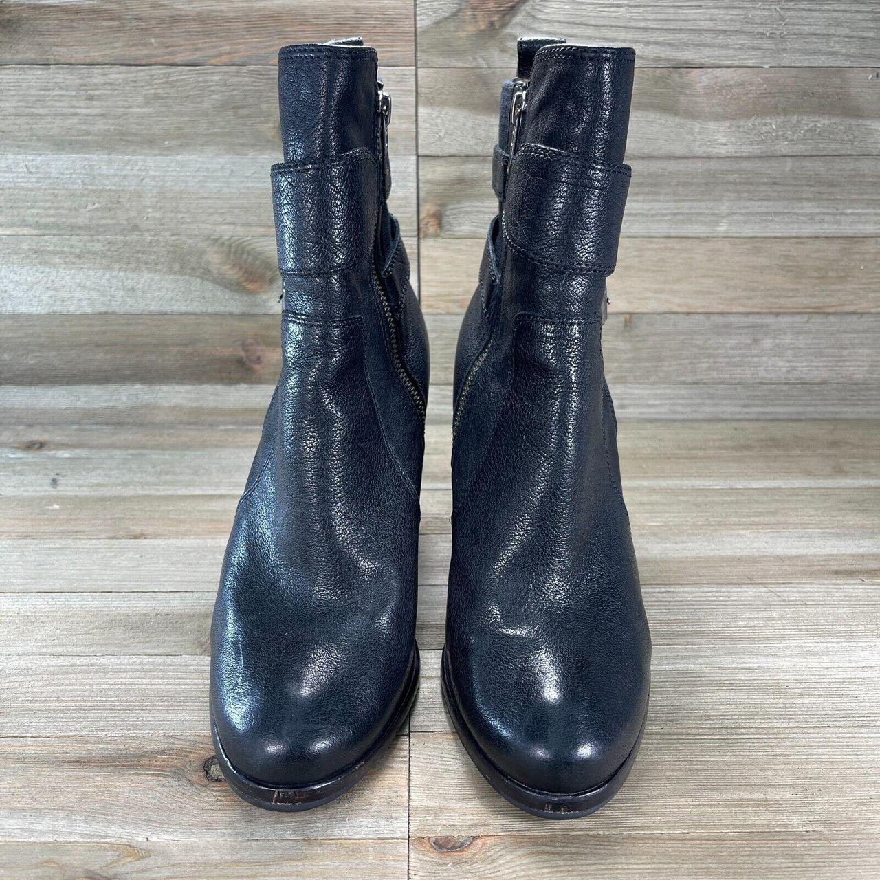 Frye Patty Gore Women 8.5 M Ankle Boot Black Leather... - Depop