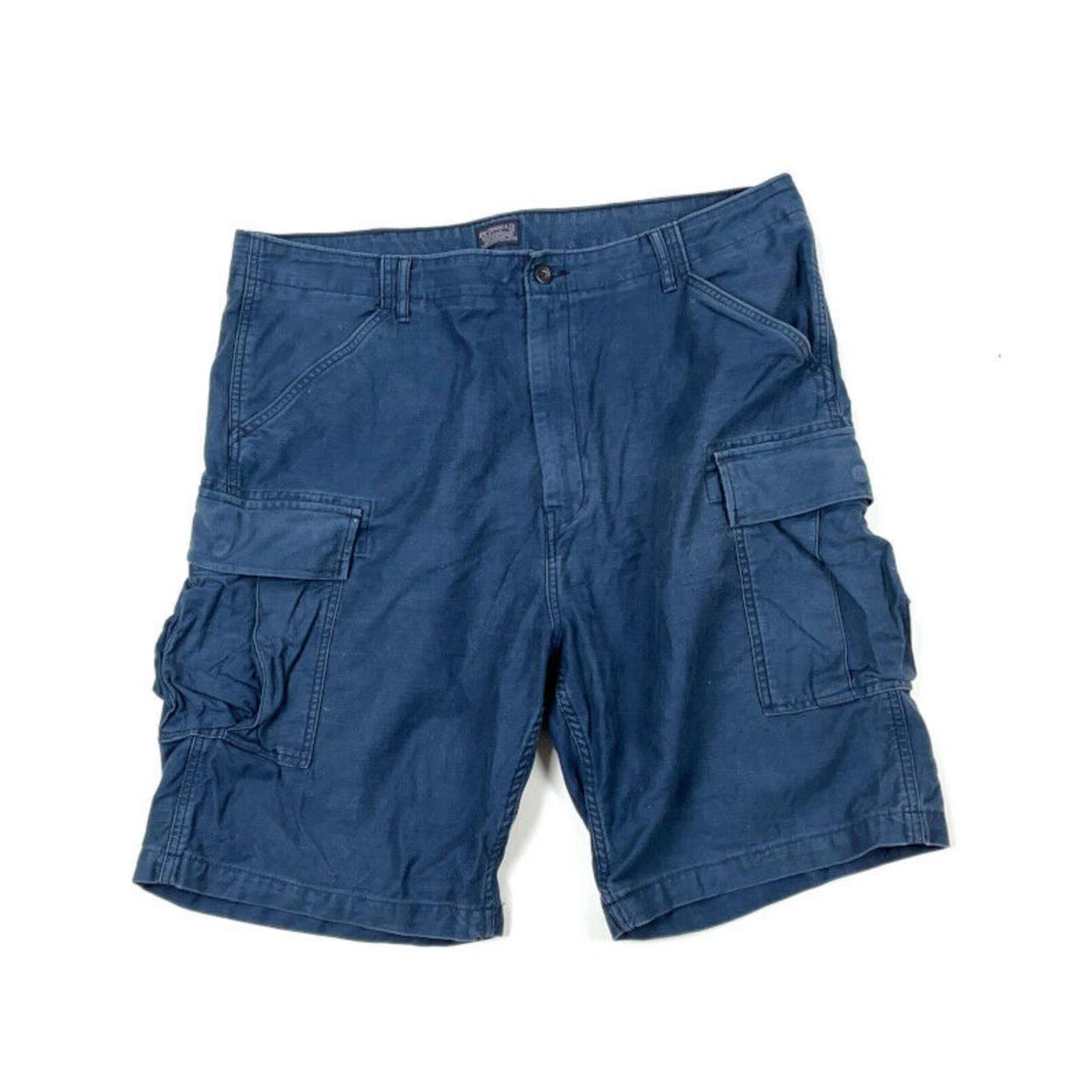 Levi's Men's Blue and Navy Shorts | Depop